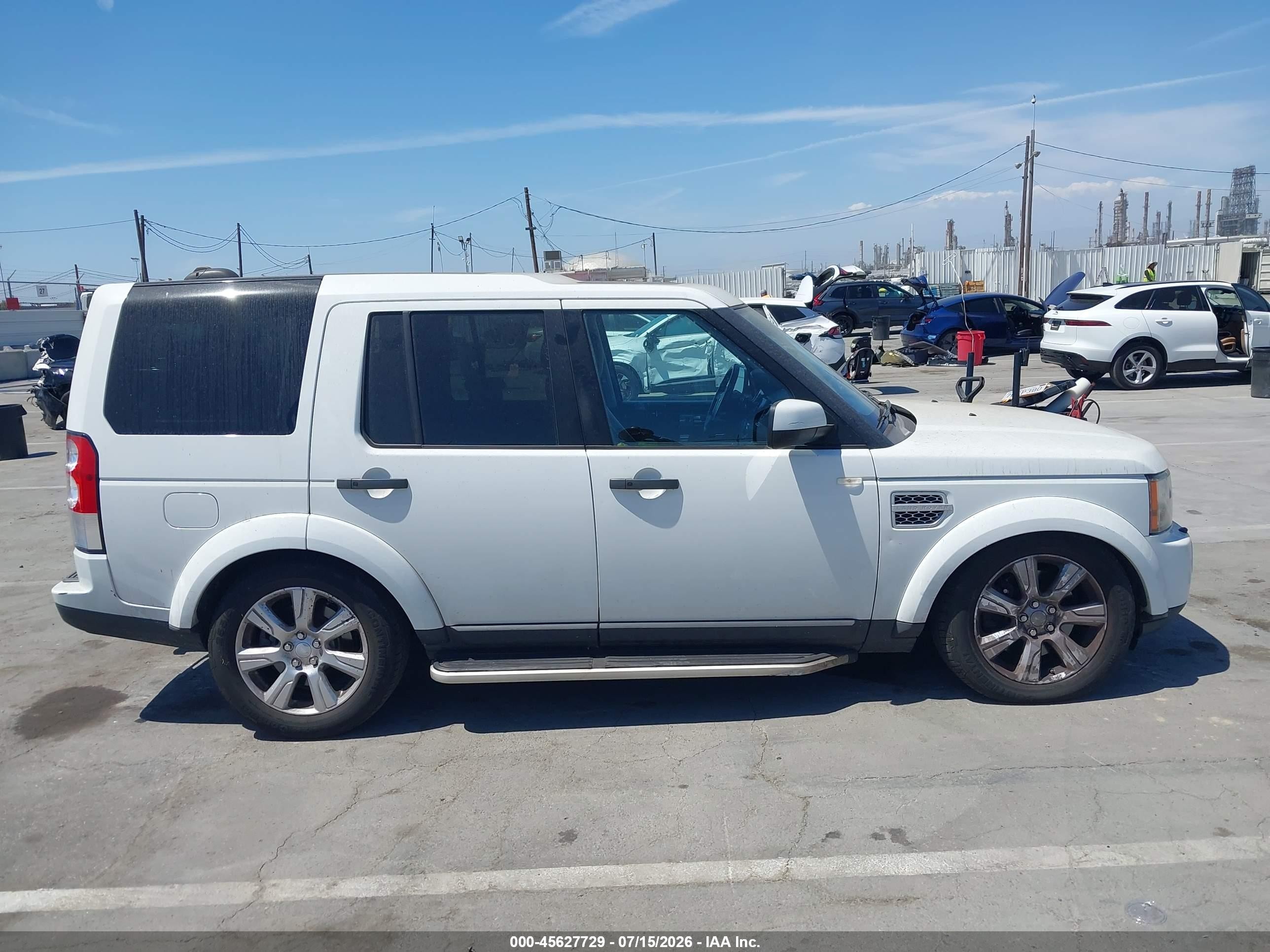 2013 Land Rover Lr4   White vin: SALAG2D43DA695284