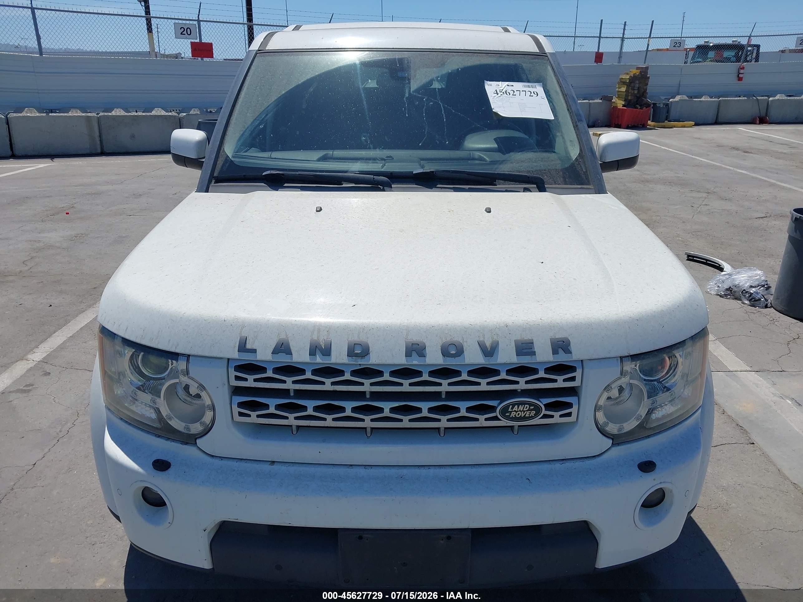 2013 Land Rover Lr4   White vin: SALAG2D43DA695284