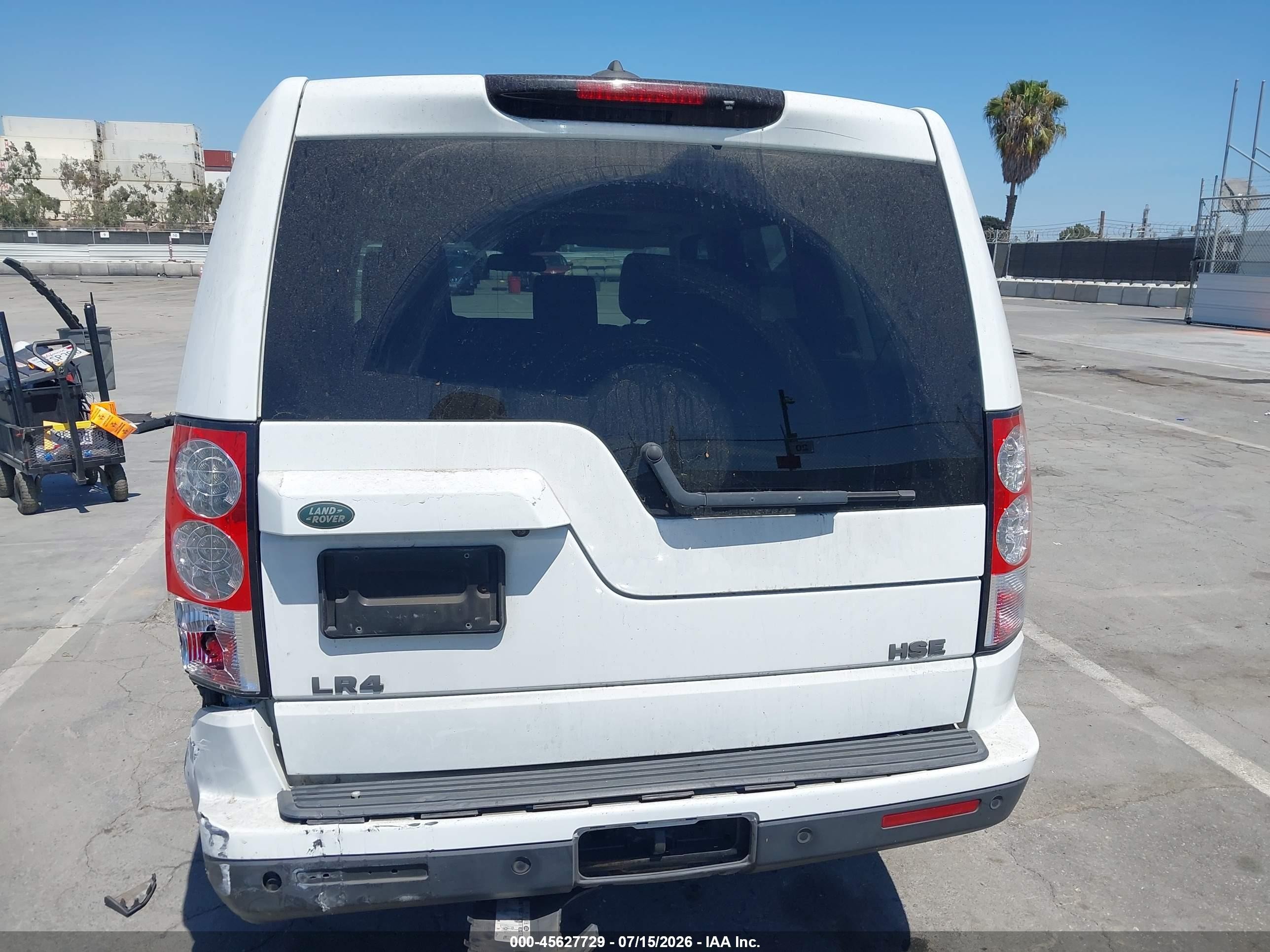 2013 Land Rover Lr4   White vin: SALAG2D43DA695284