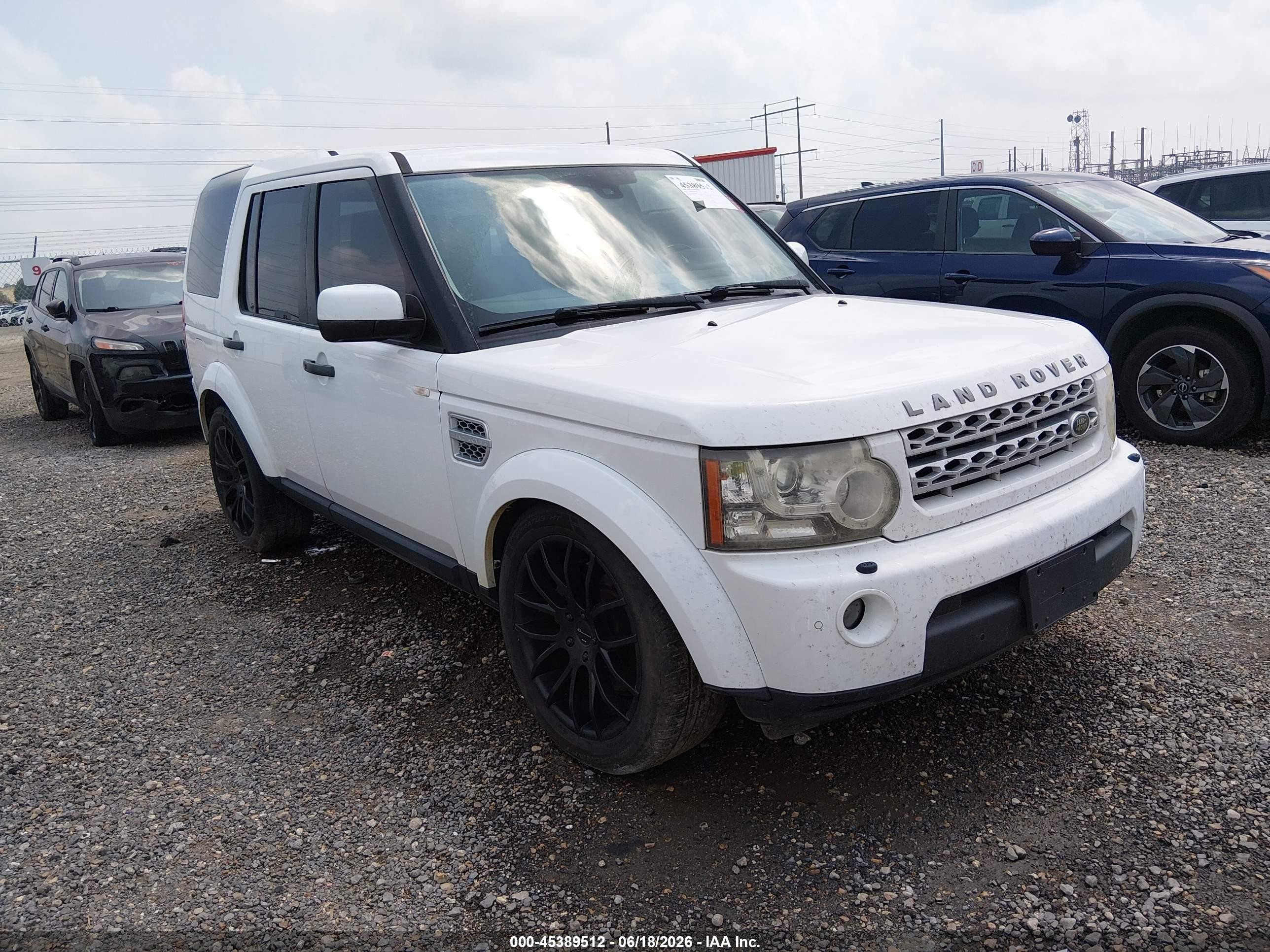 2013 Land Rover Lr4   Белый vin: SALAG2D44DA667932