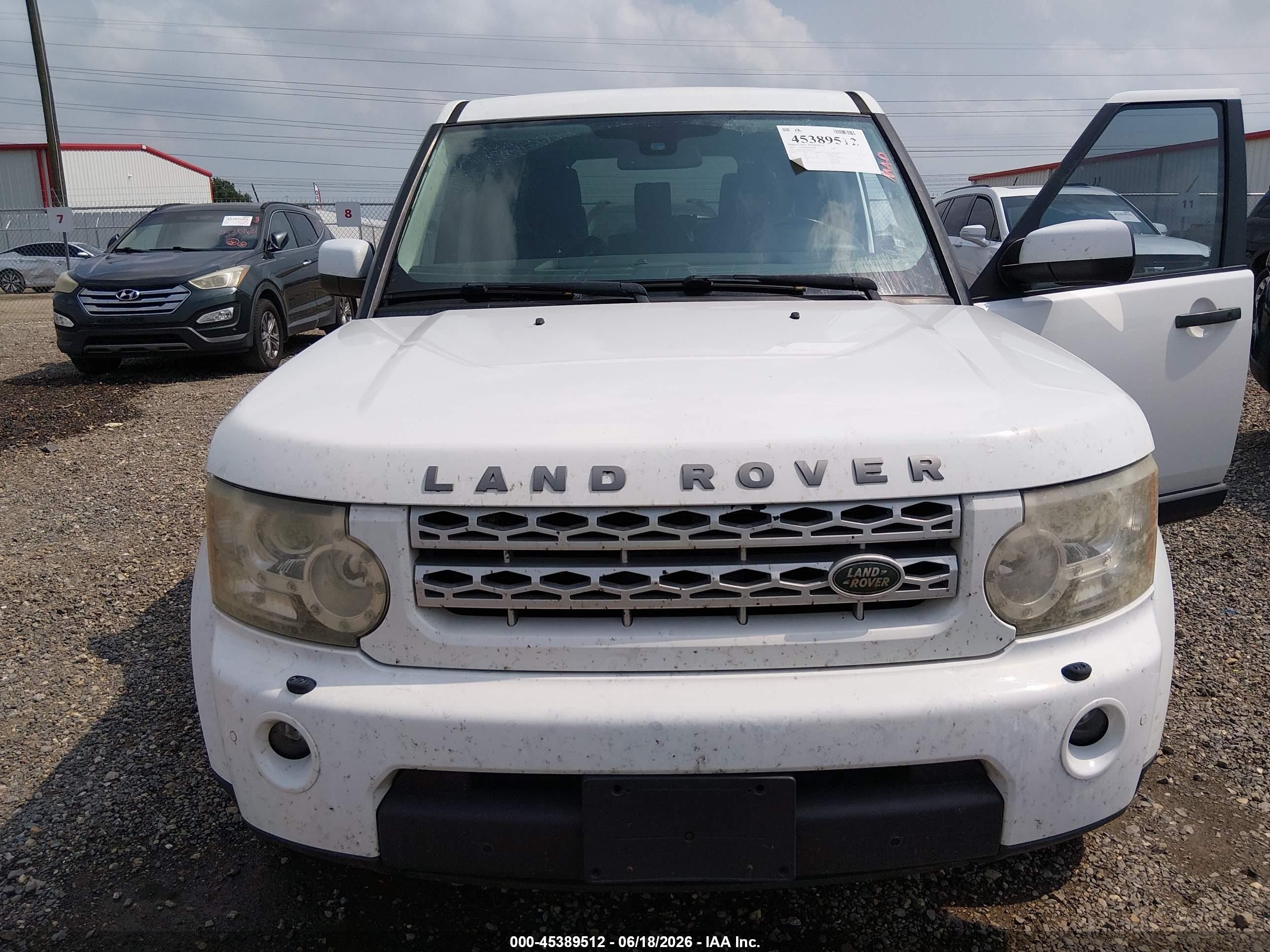 2013 Land Rover Lr4   White vin: SALAG2D44DA667932