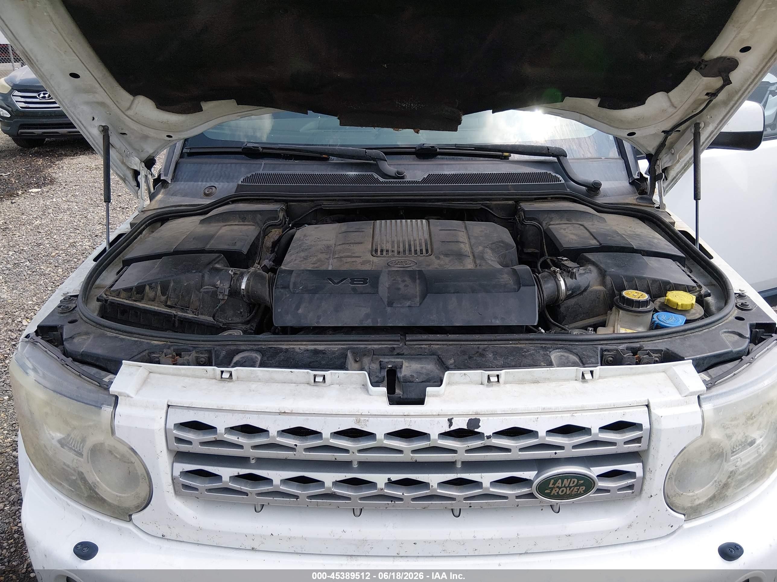 2013 Land Rover Lr4   White vin: SALAG2D44DA667932