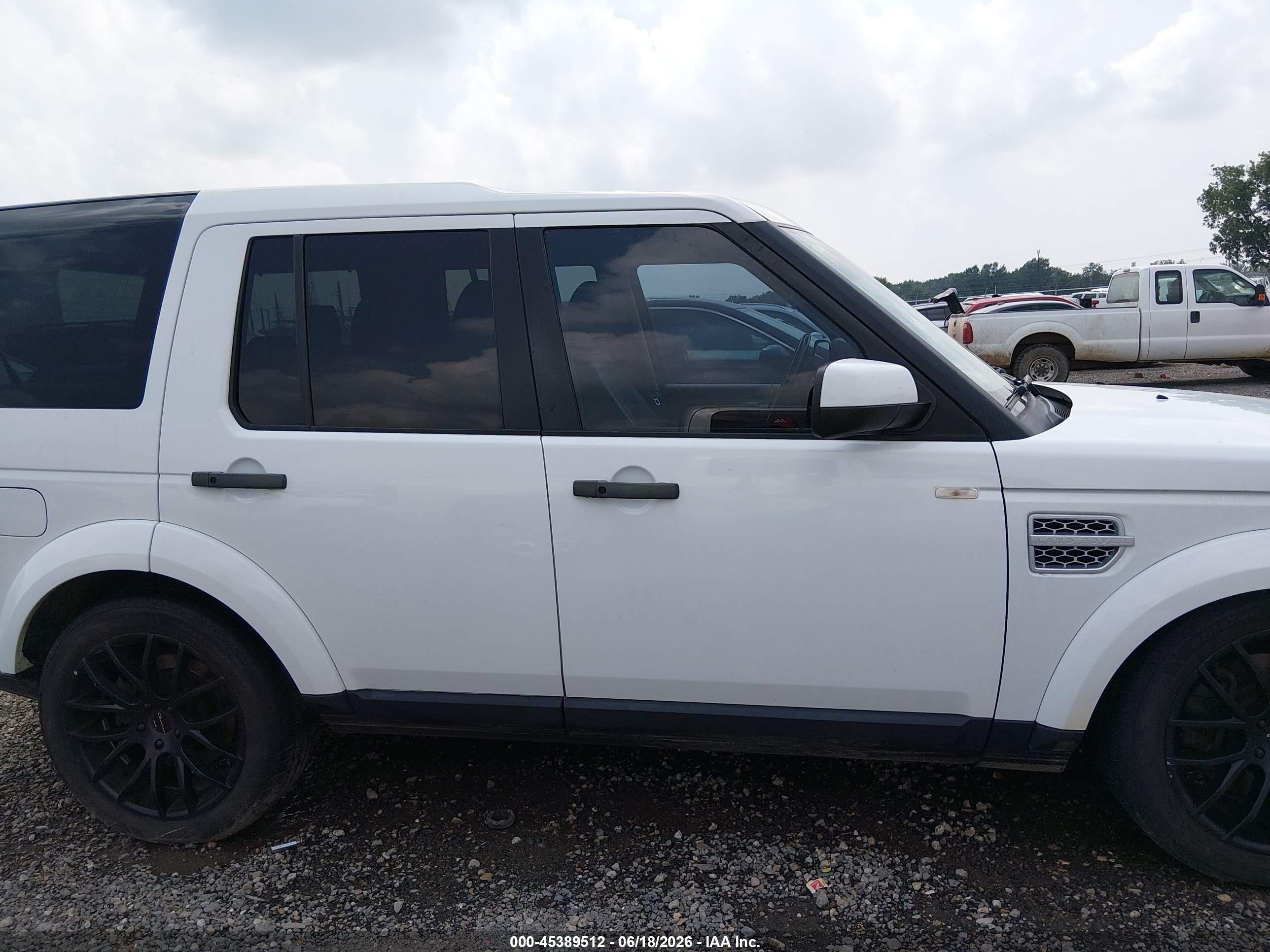 2013 Land Rover Lr4   White vin: SALAG2D44DA667932