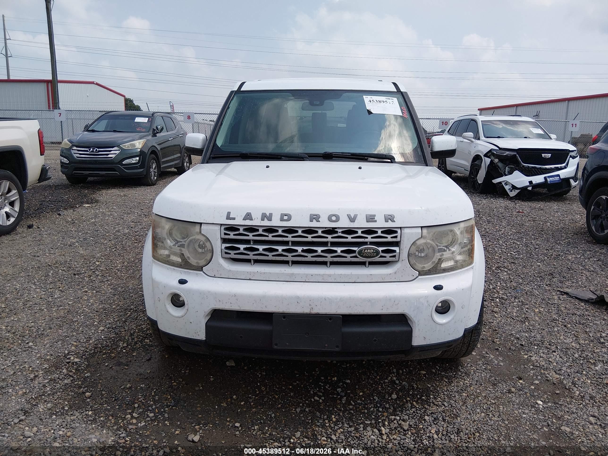 2013 Land Rover Lr4   White vin: SALAG2D44DA667932