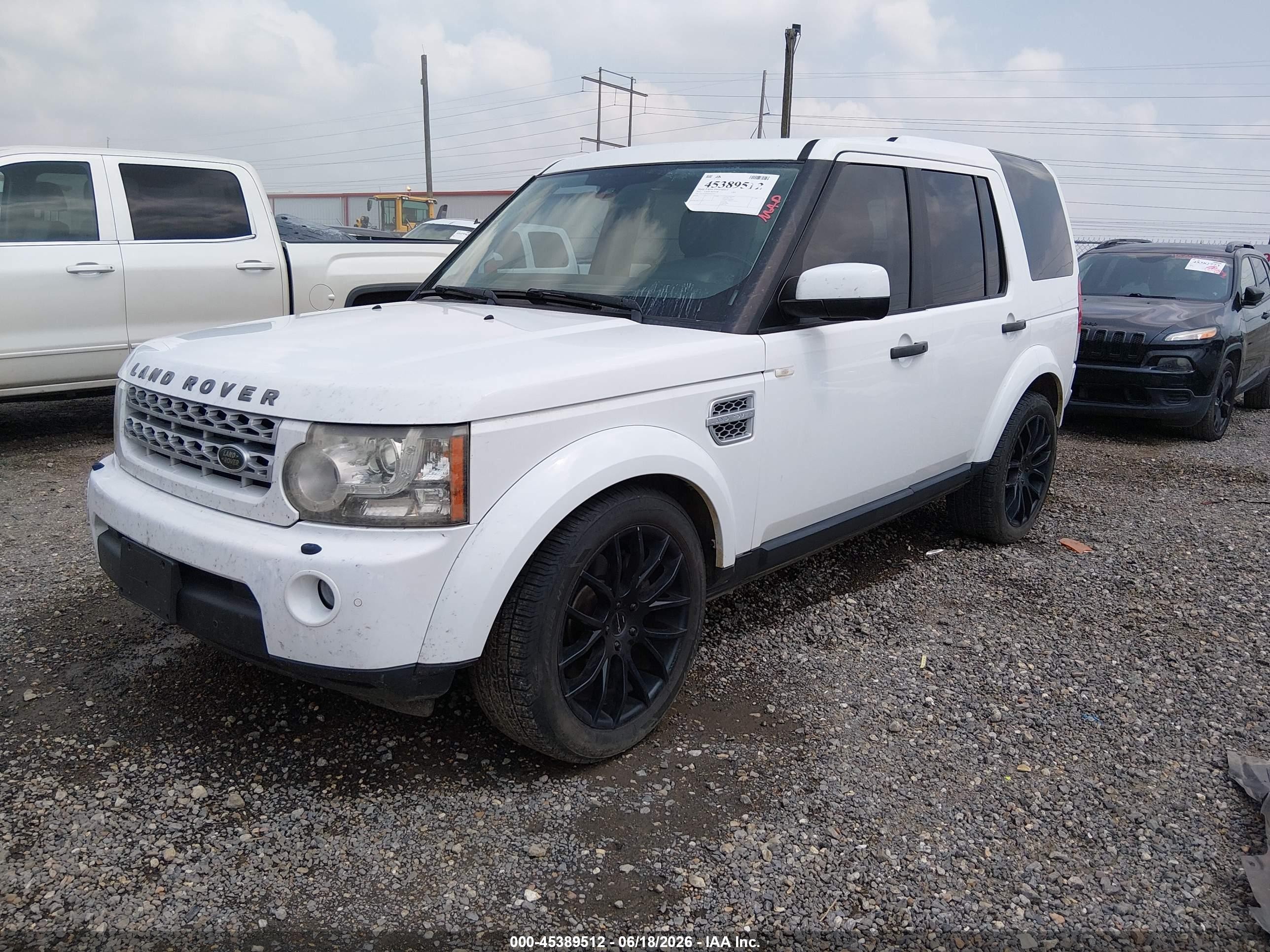 2013 Land Rover Lr4   White vin: SALAG2D44DA667932