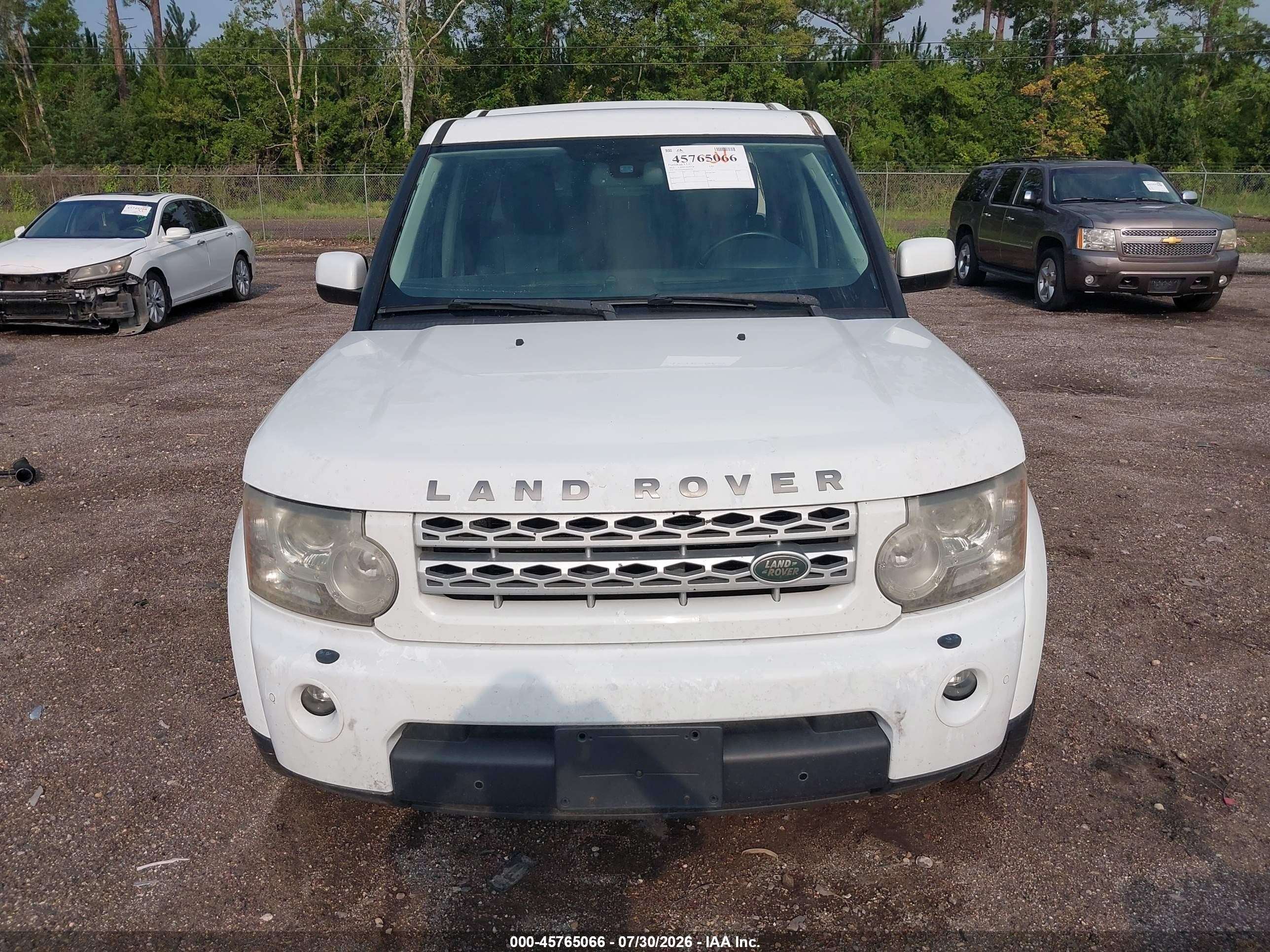 2013 Land Rover Lr4   White vin: SALAG2D44DA667932
