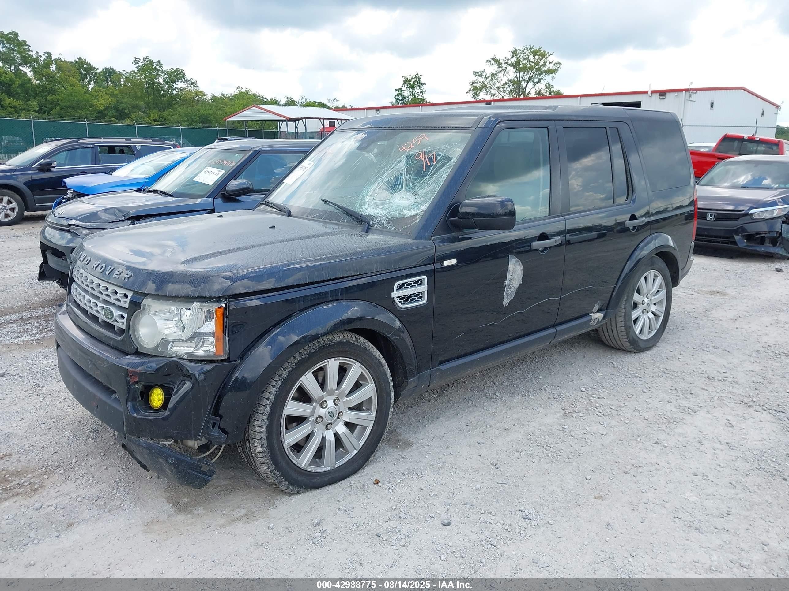 2013 Land Rover Lr4   Black vin: SALAG2D44DA684259