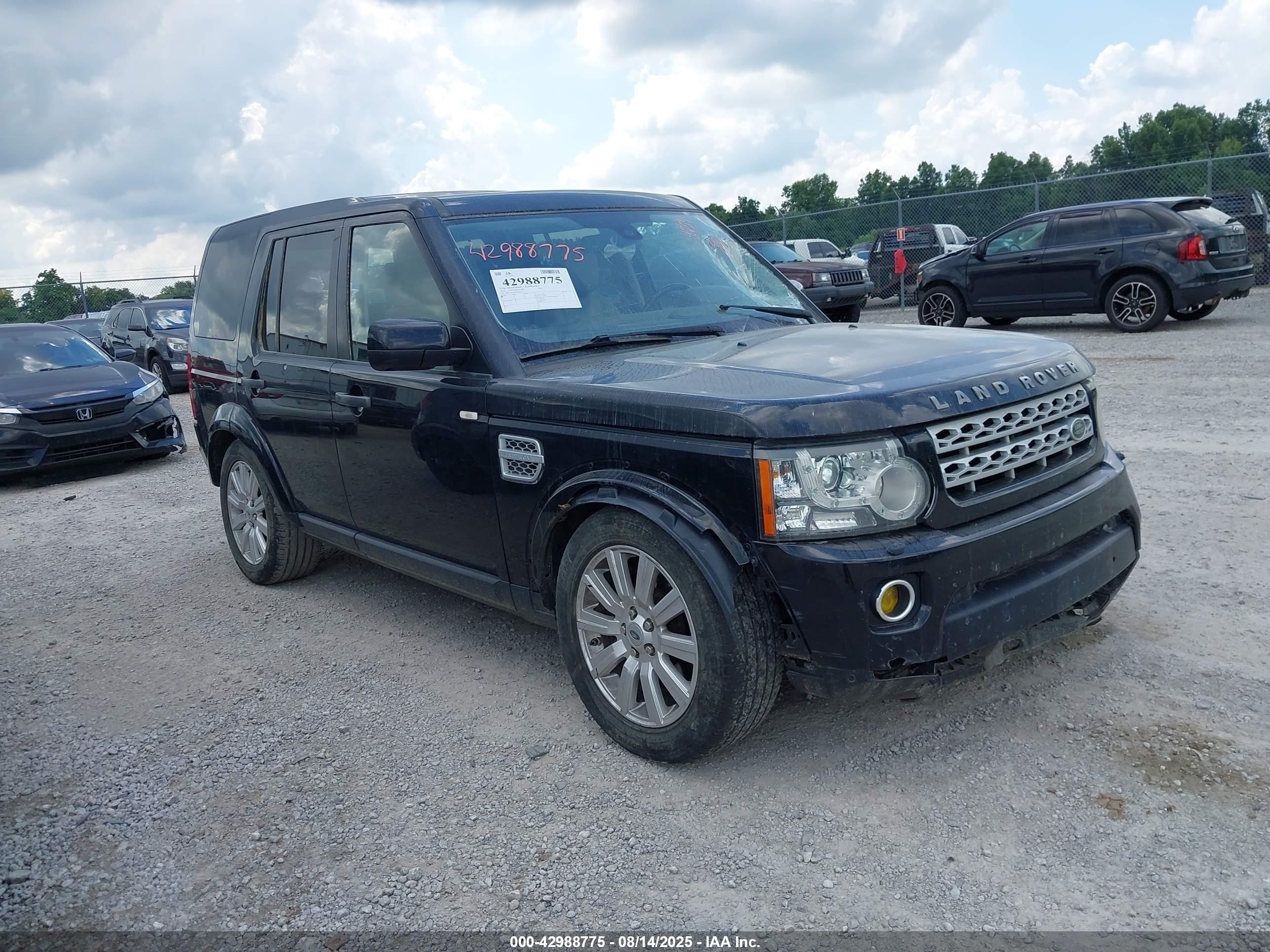 2013 Land Rover Lr4   Black vin: SALAG2D44DA684259