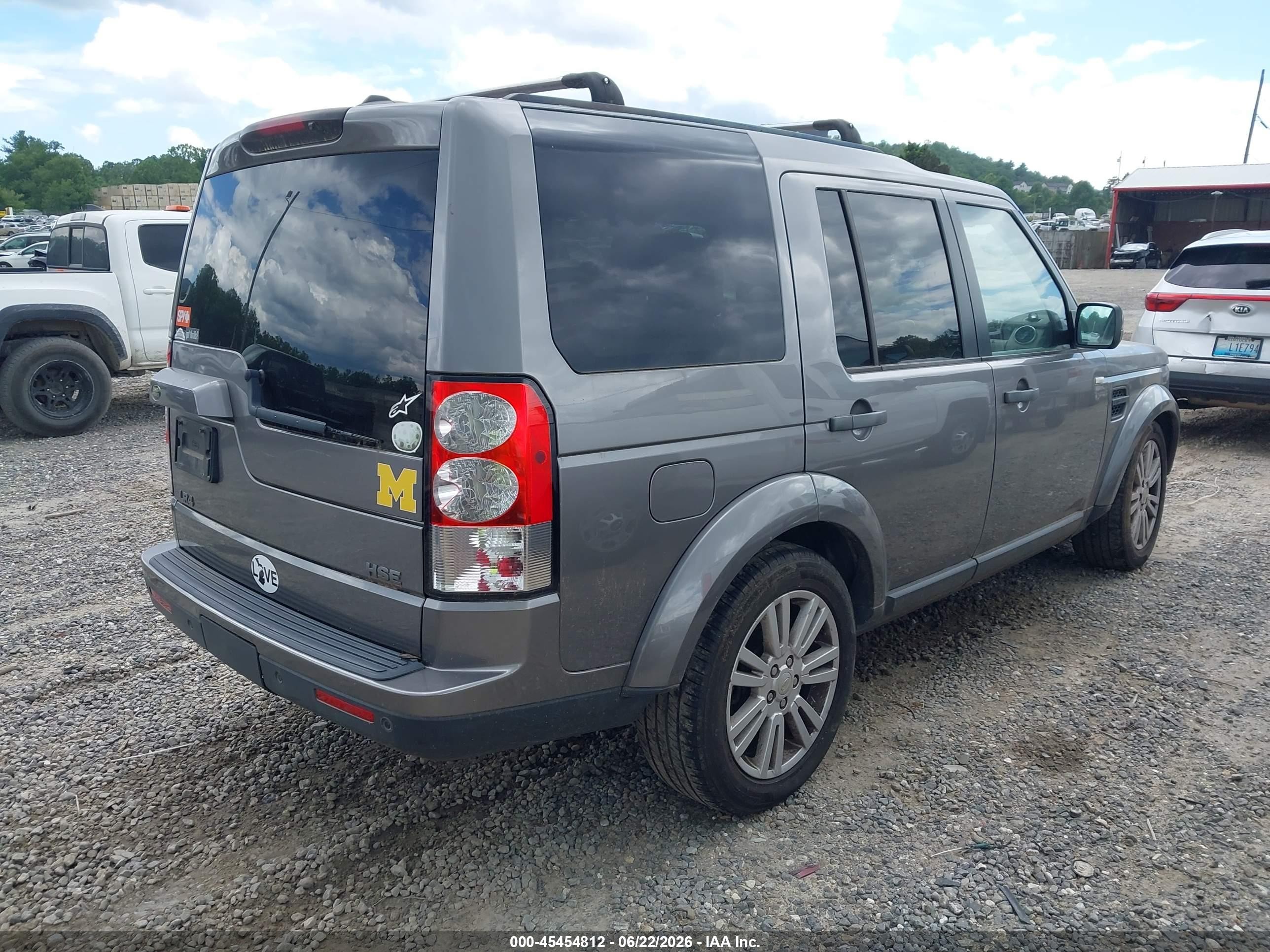 2010 Land Rover Lr4   Gray vin: SALAG2D45AA539680