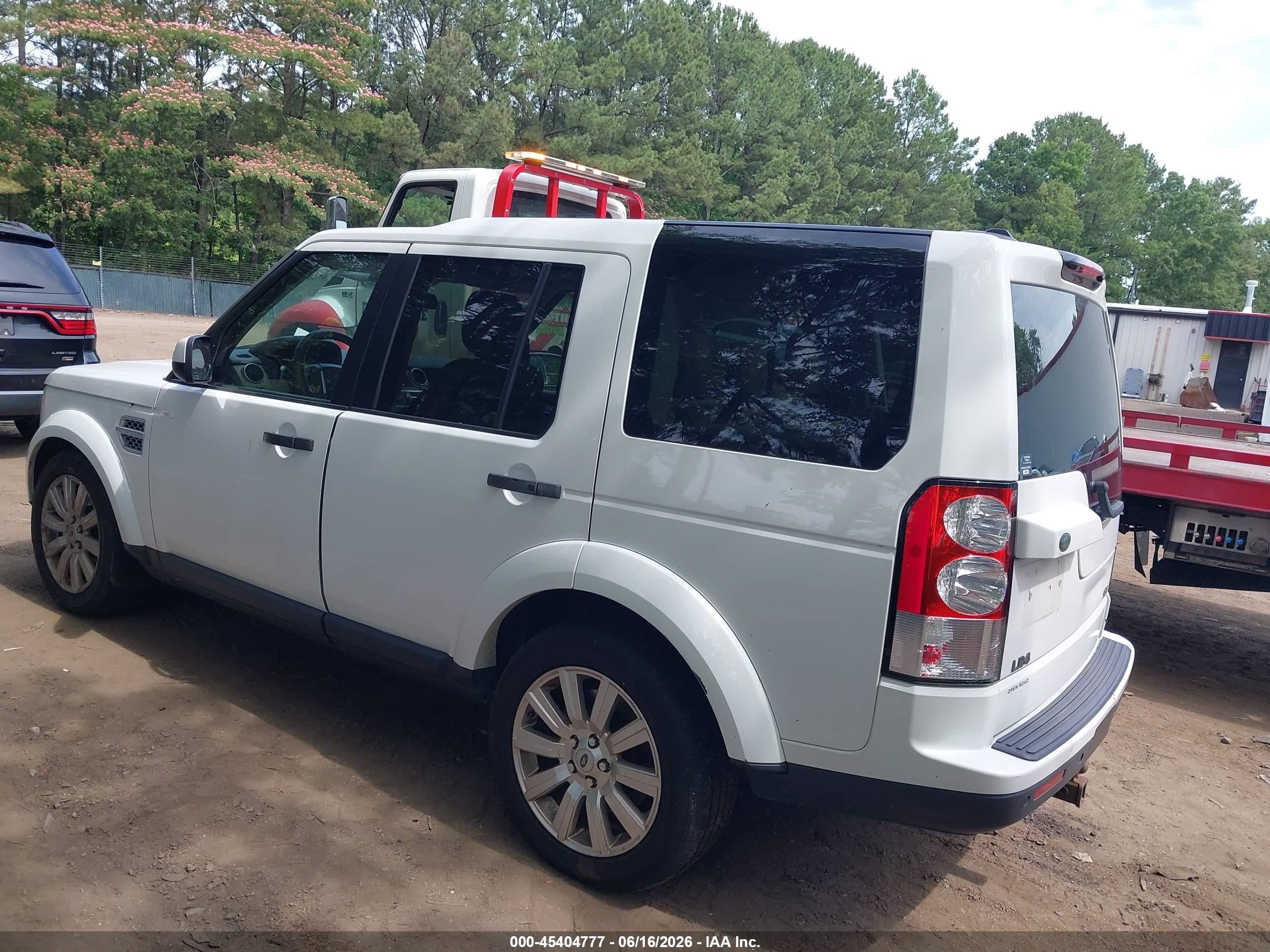 2013 Land Rover Lr4   White vin: SALAG2D45DA674999