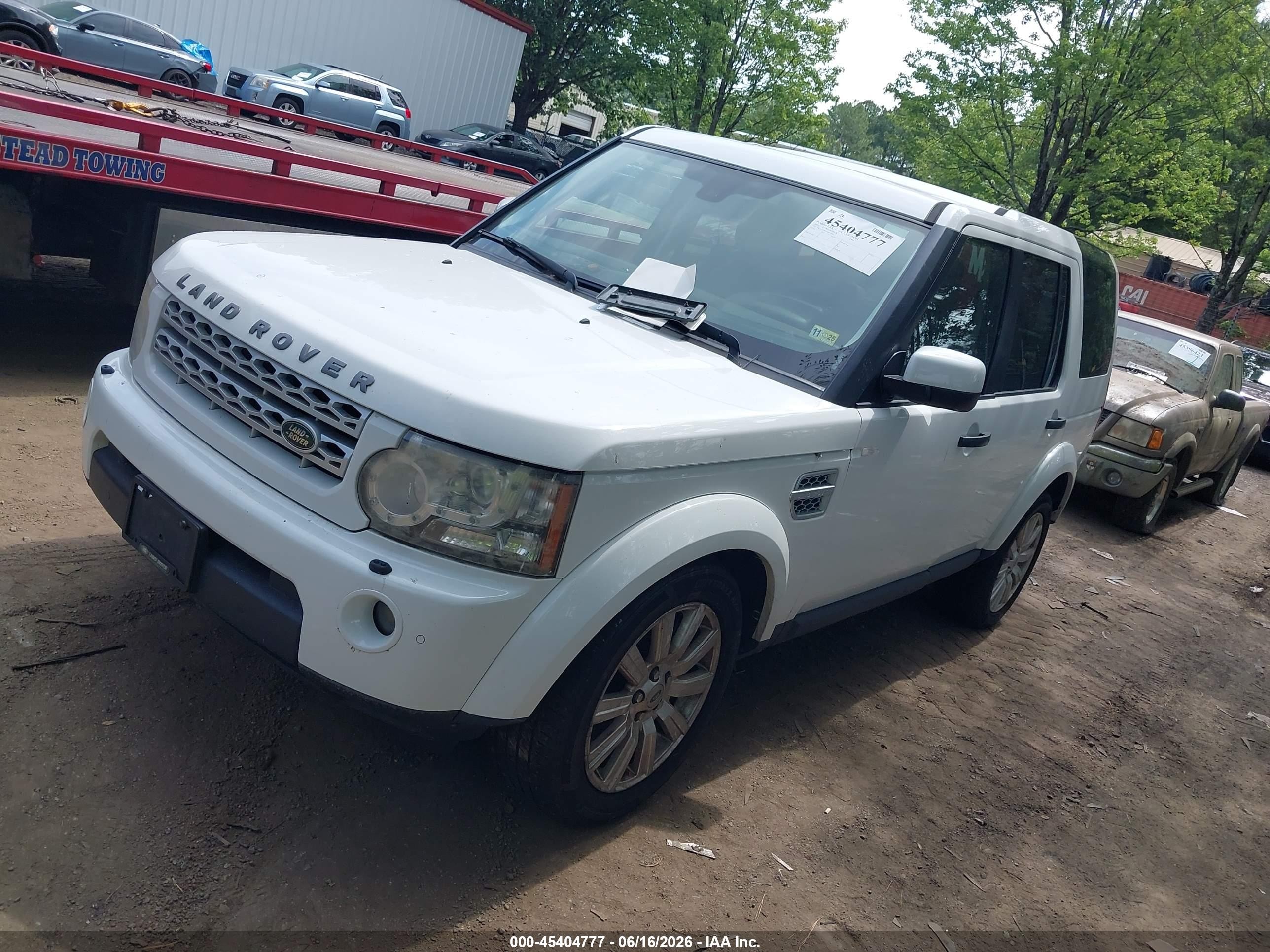 2013 Land Rover Lr4   White vin: SALAG2D45DA674999