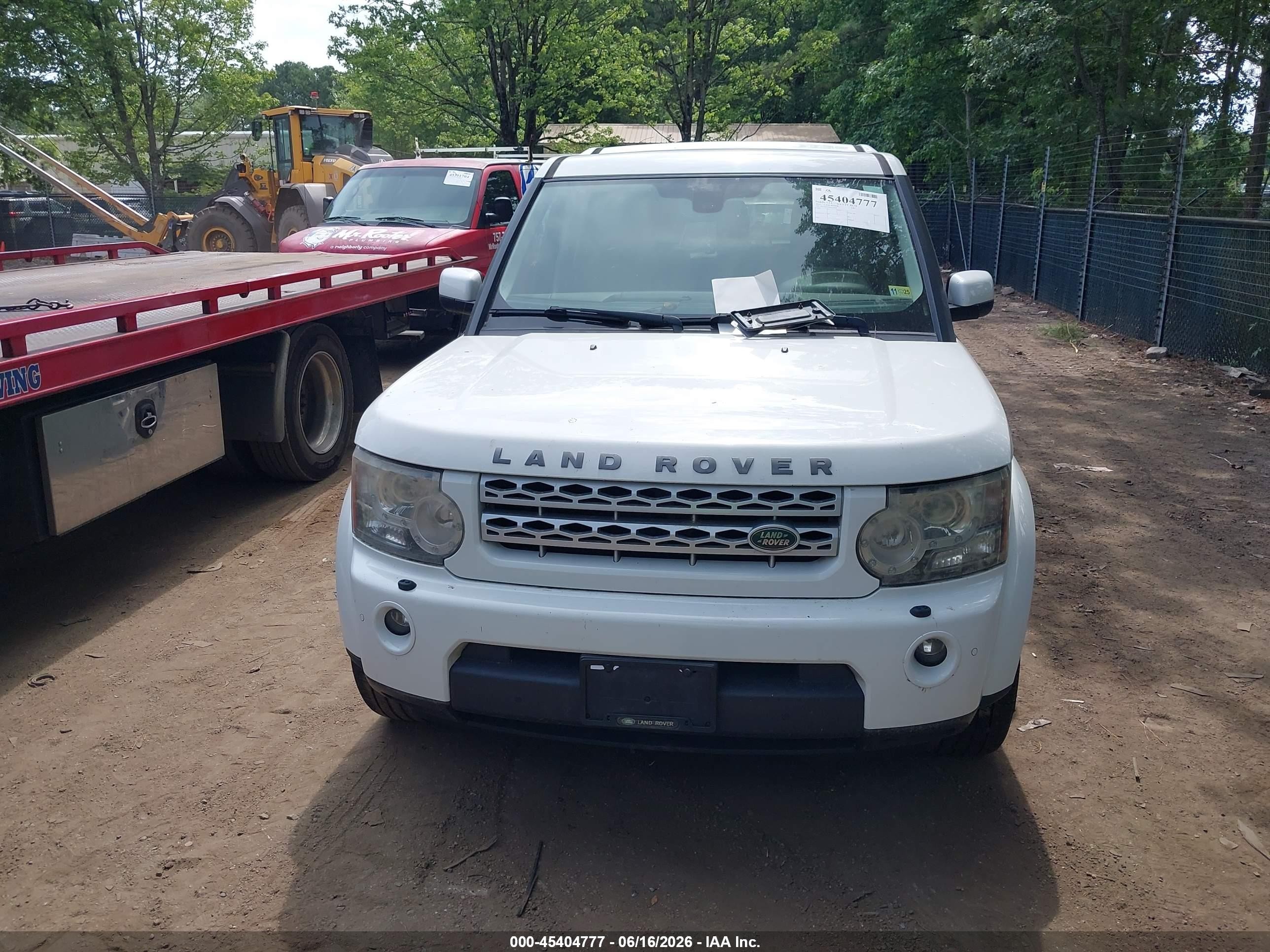 2013 Land Rover Lr4   White vin: SALAG2D45DA674999