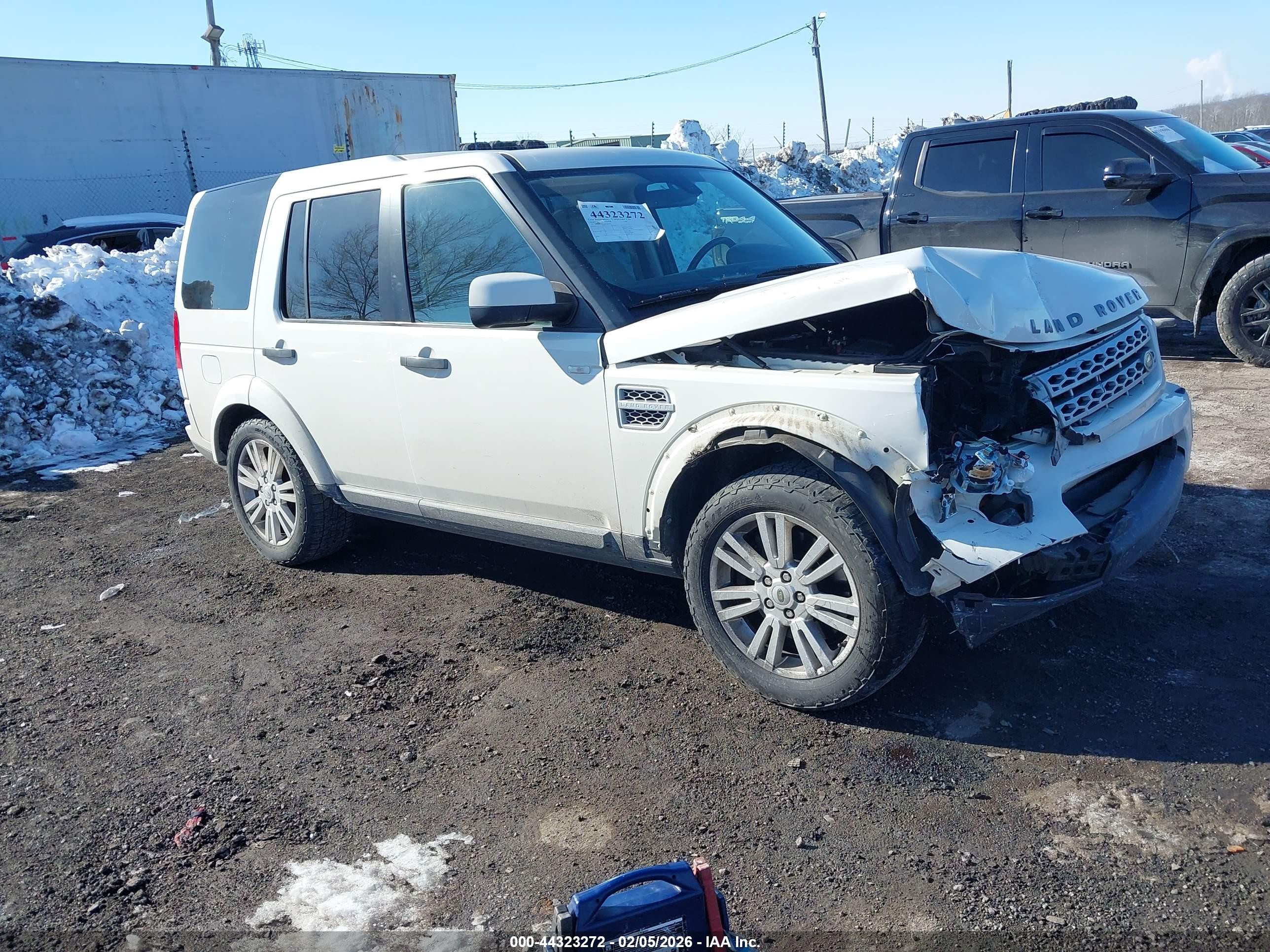 2010 Land Rover Lr4   White vin: SALAG2D46AA534424