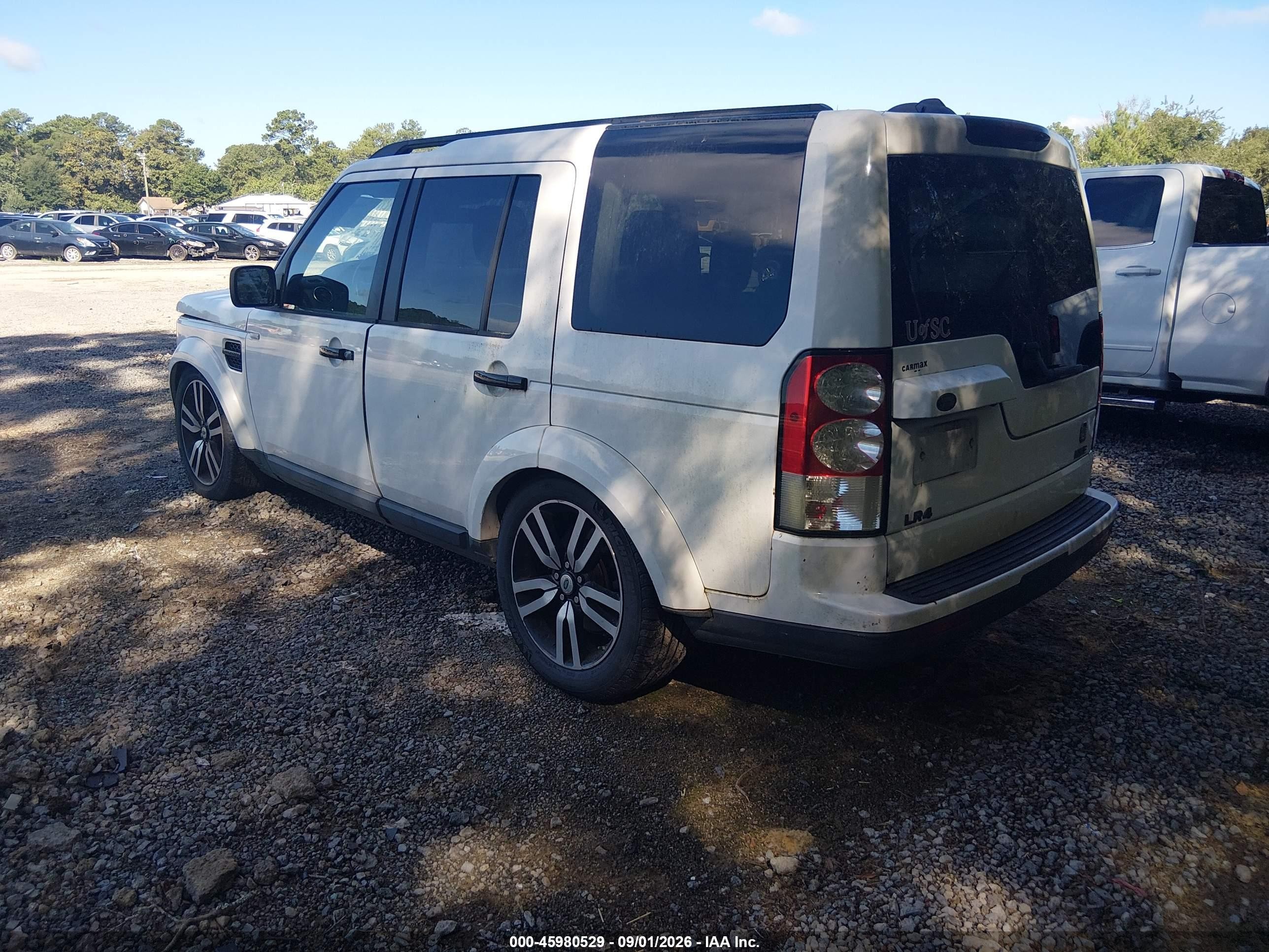 2011 Land Rover Lr4   White vin: SALAG2D46BA565643