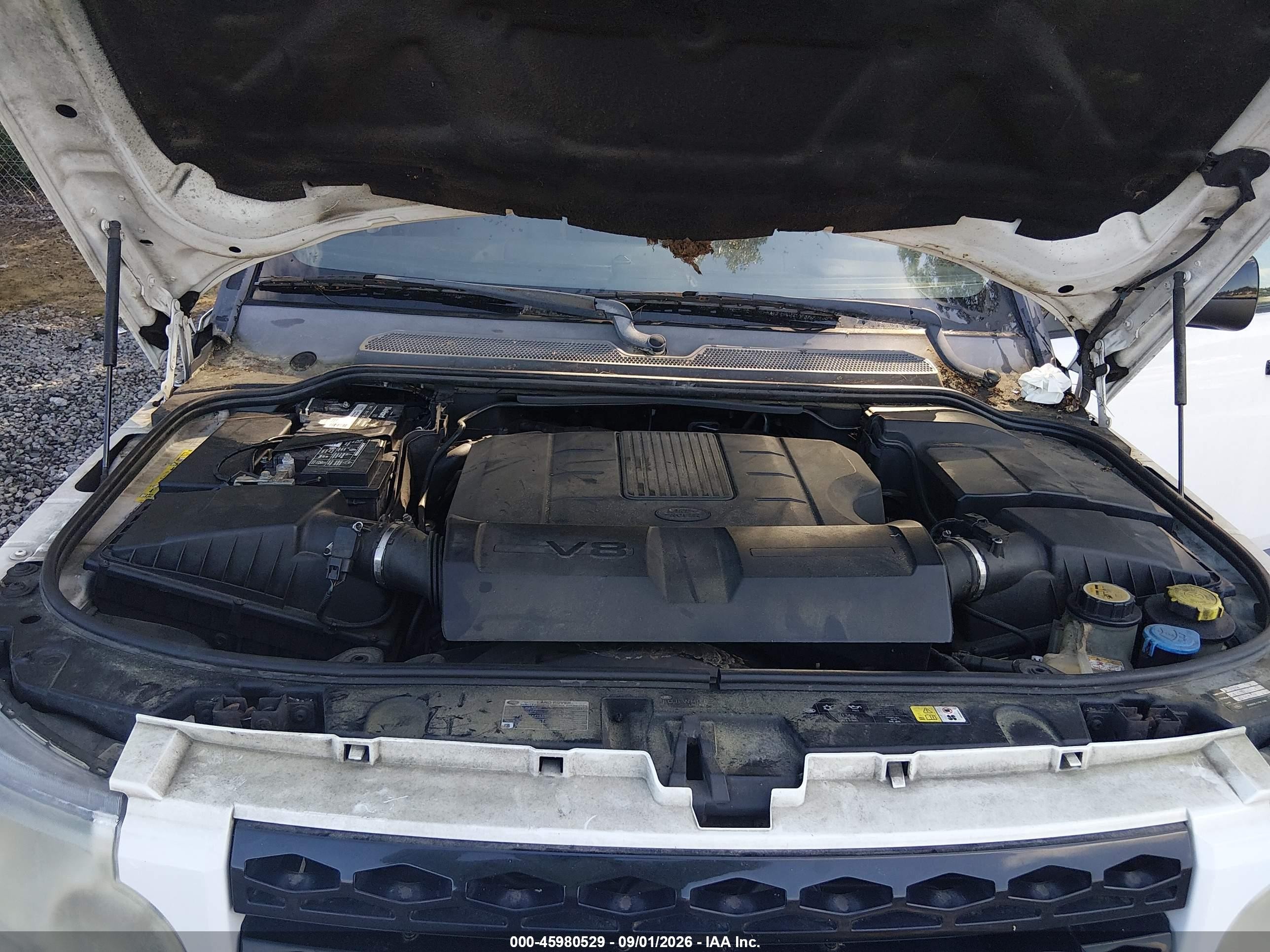 2011 Land Rover Lr4   White vin: SALAG2D46BA565643