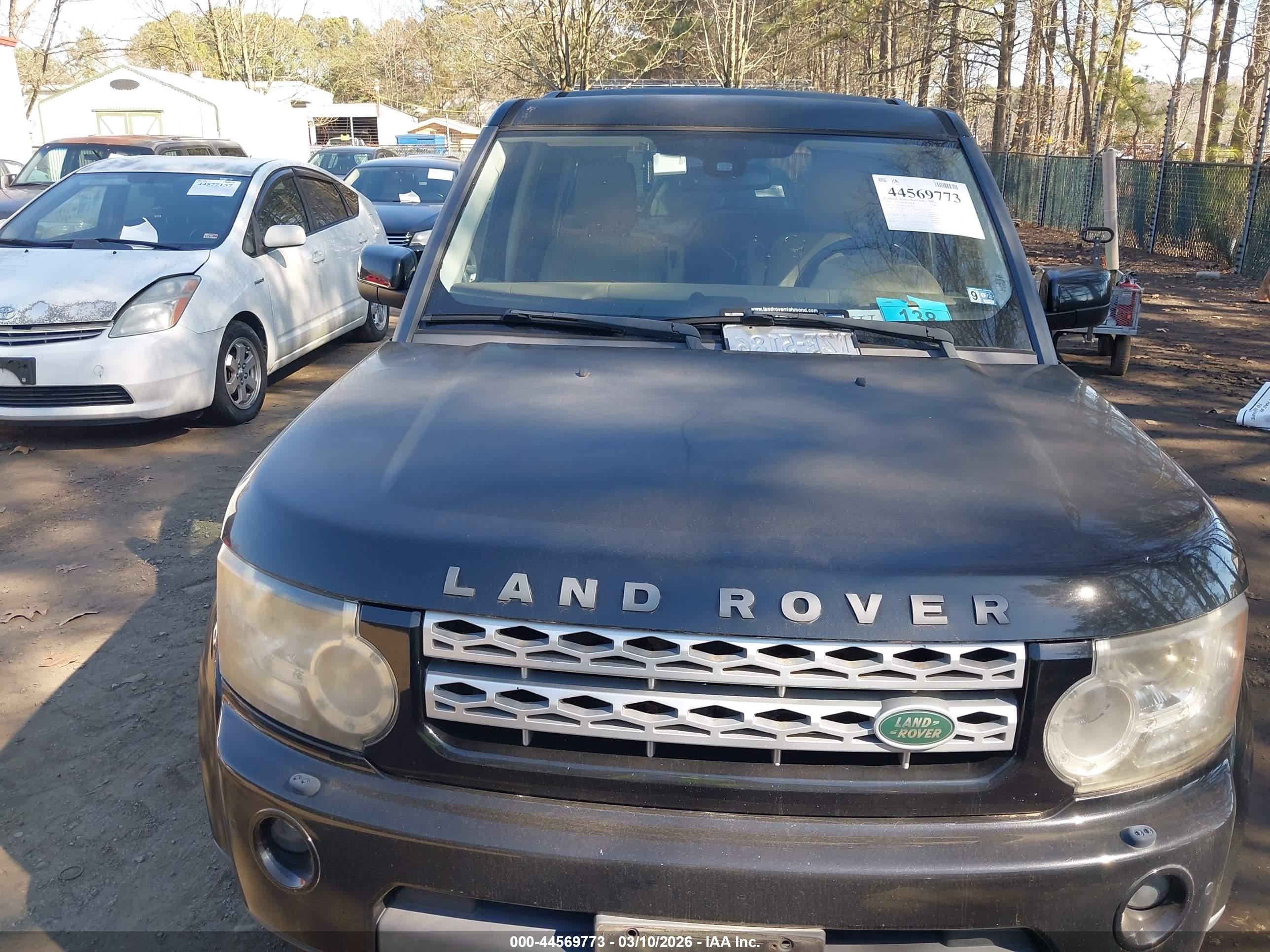 2012 Land Rover Lr4   Black vin: SALAG2D46CA618620