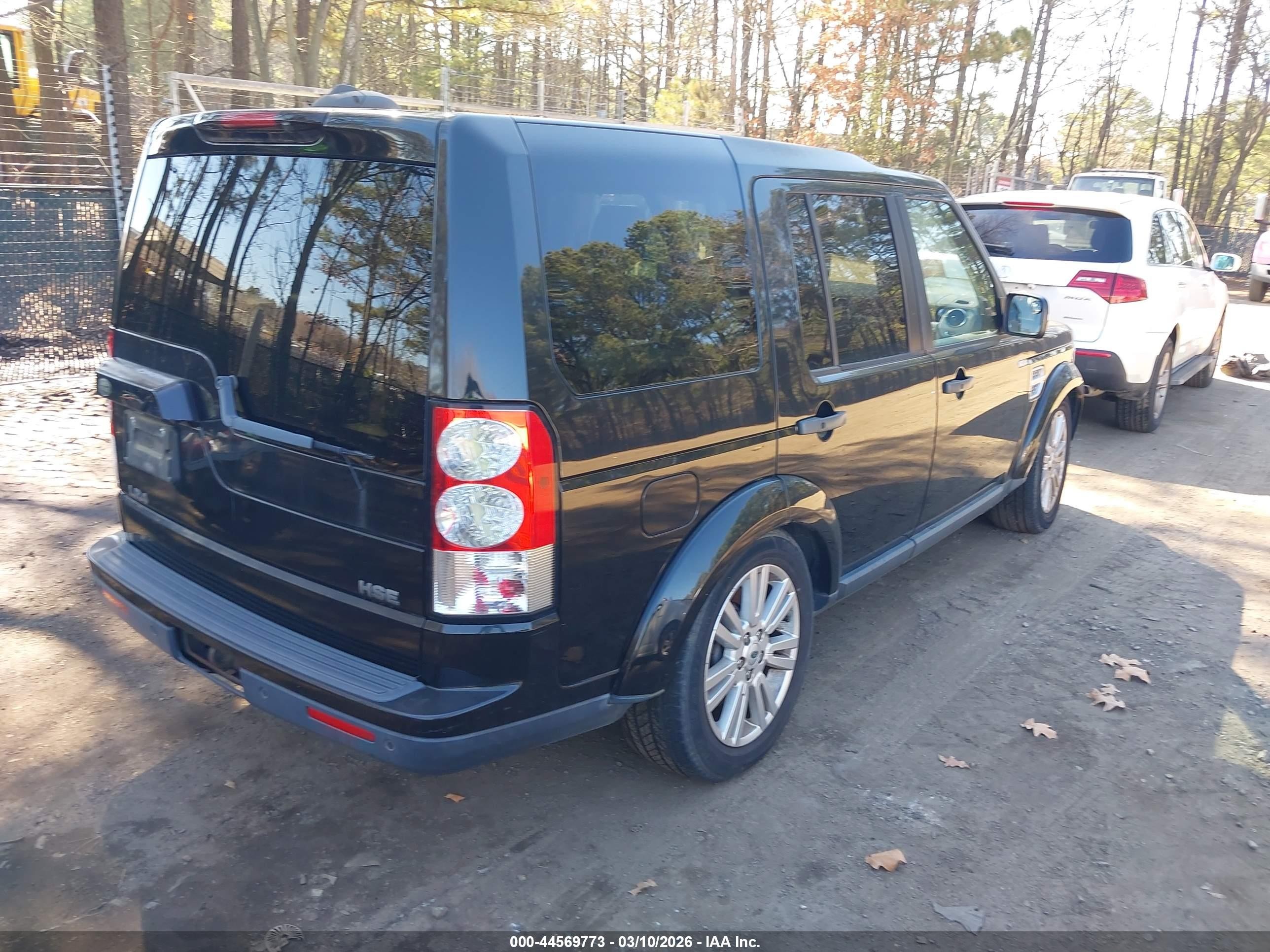 2012 Land Rover Lr4   Black vin: SALAG2D46CA618620