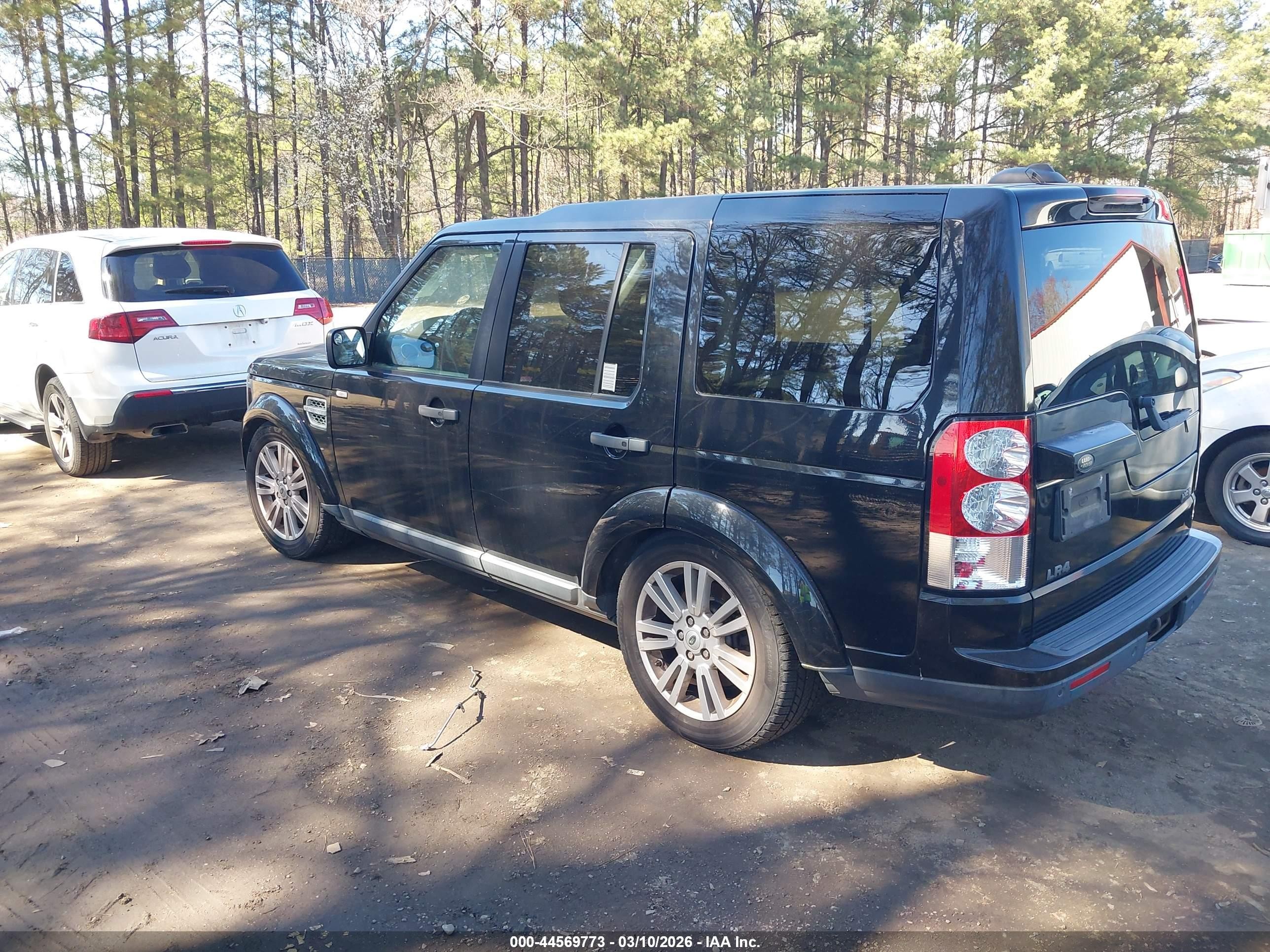 2012 Land Rover Lr4   Black vin: SALAG2D46CA618620