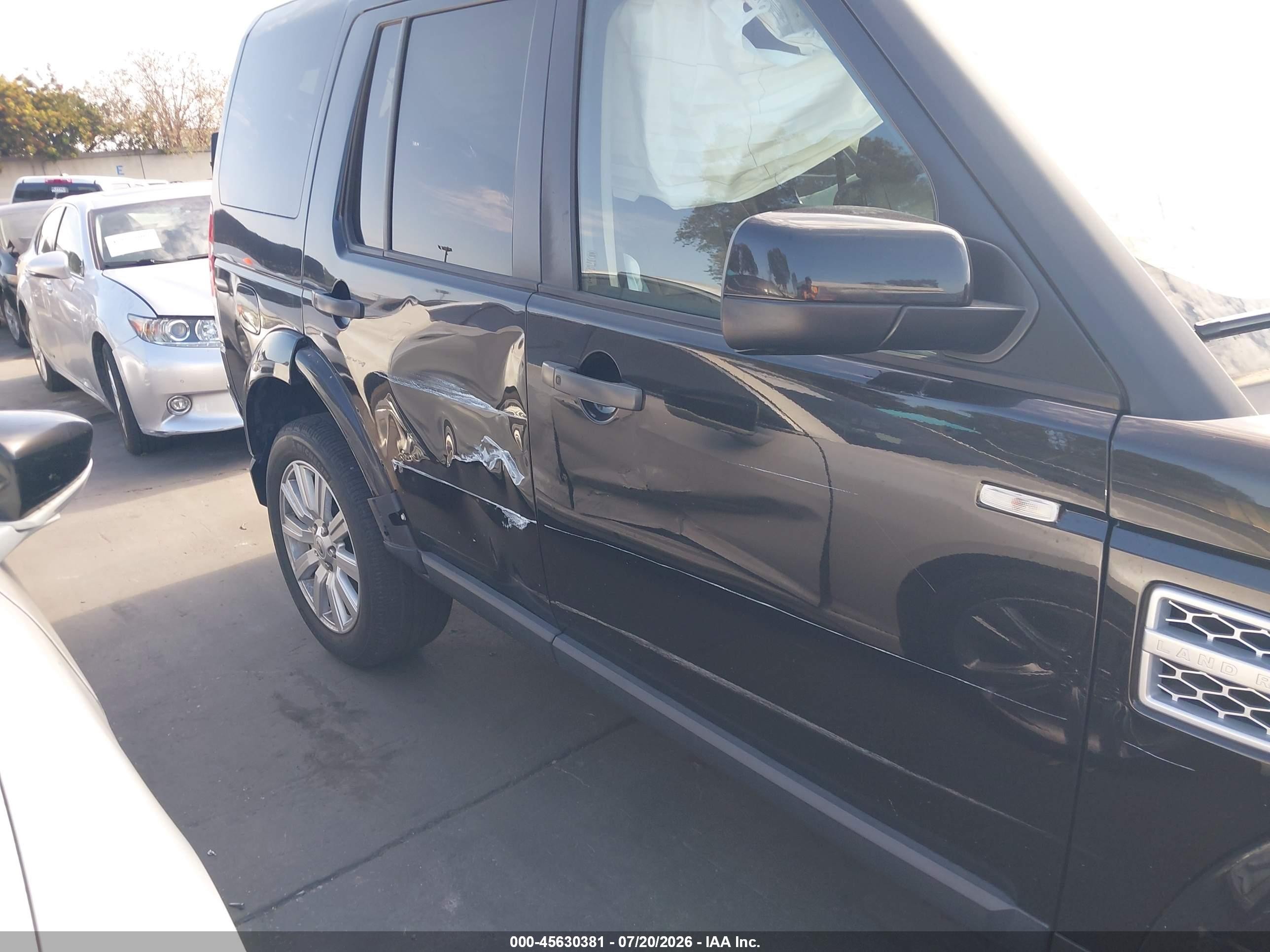 2013 Land Rover Lr4   Черный vin: SALAG2D46DA673294