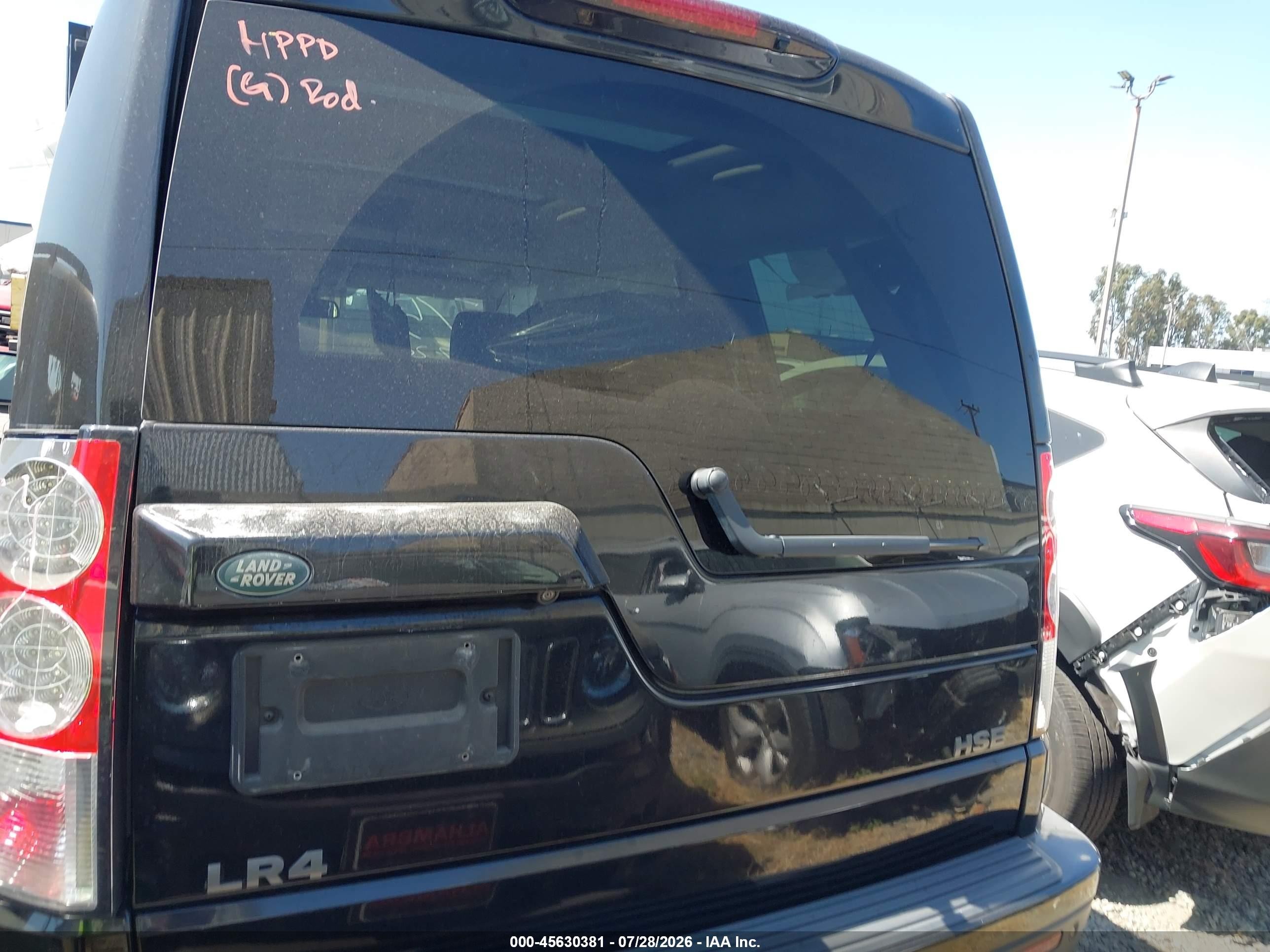 2013 Land Rover Lr4   Черный vin: SALAG2D46DA673294