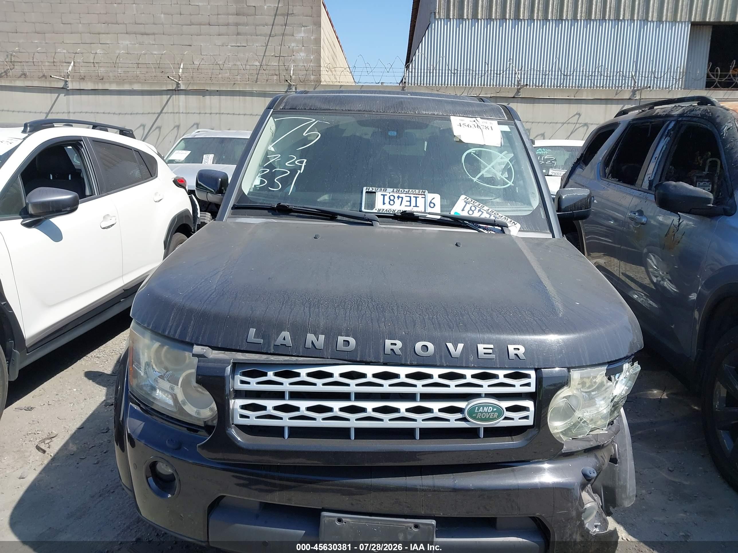 2013 Land Rover Lr4   Черный vin: SALAG2D46DA673294