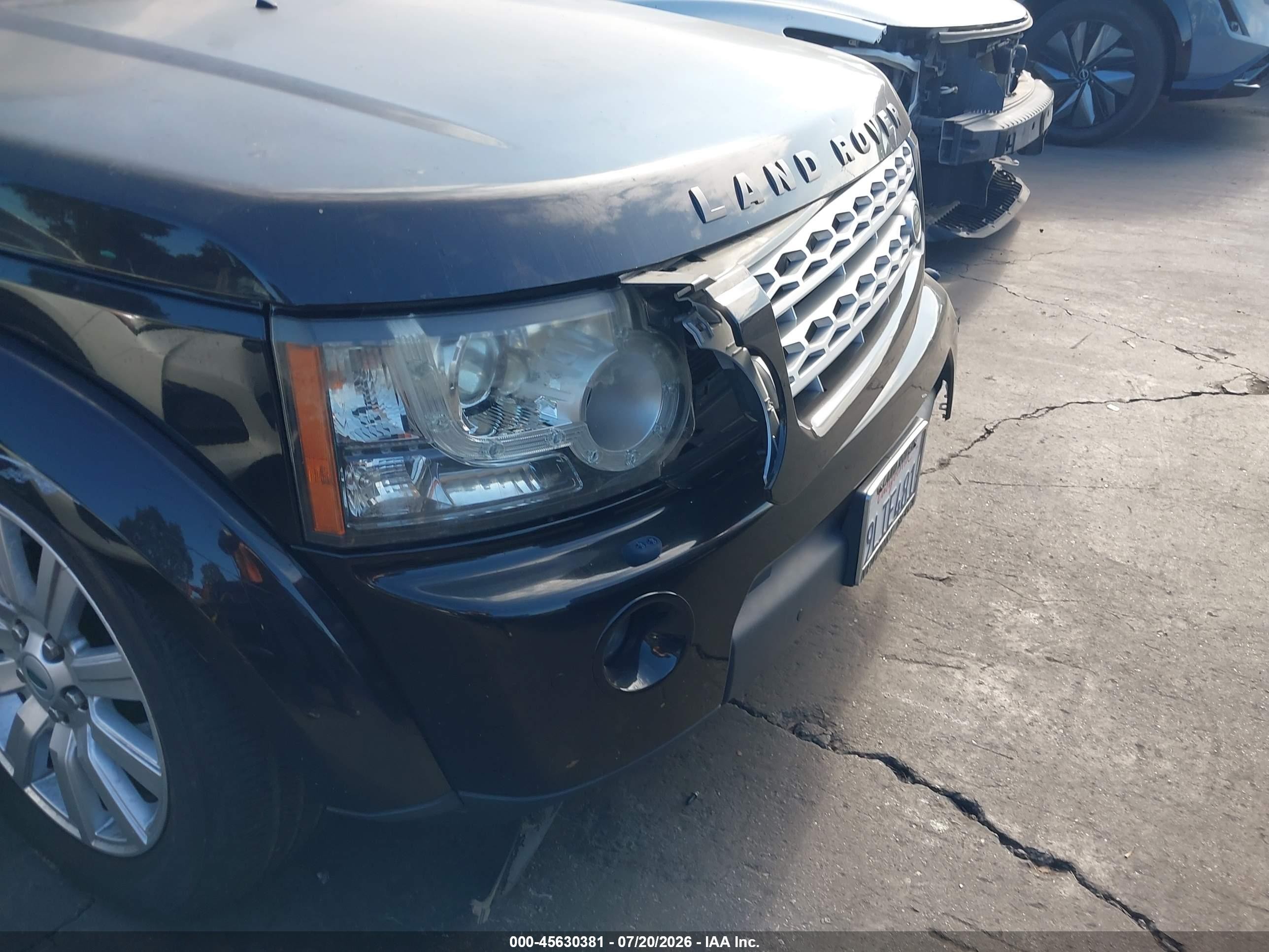 2013 Land Rover Lr4   Черный vin: SALAG2D46DA673294