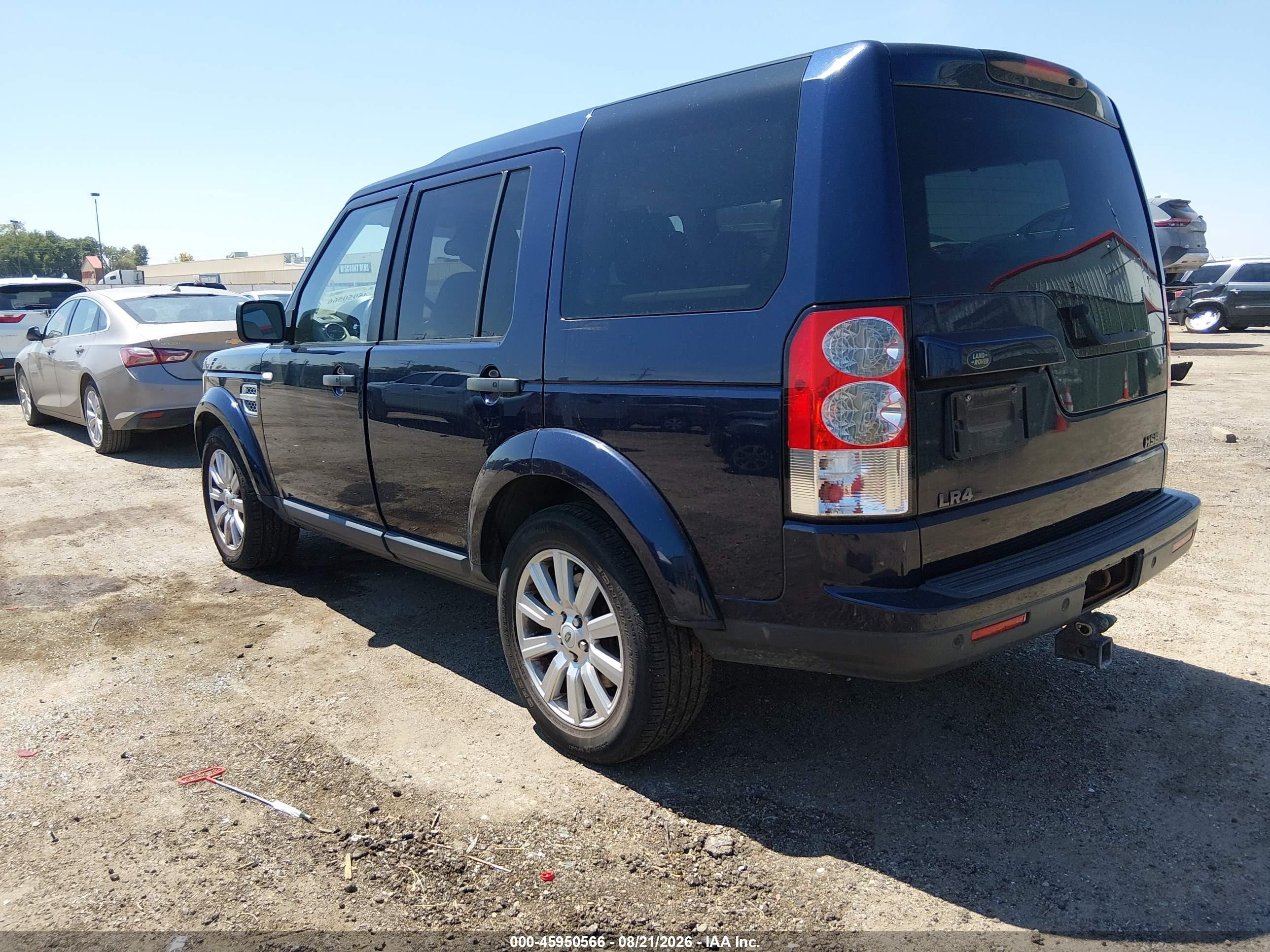 2013 Land Rover Lr4   Blue vin: SALAG2D46DA687714
