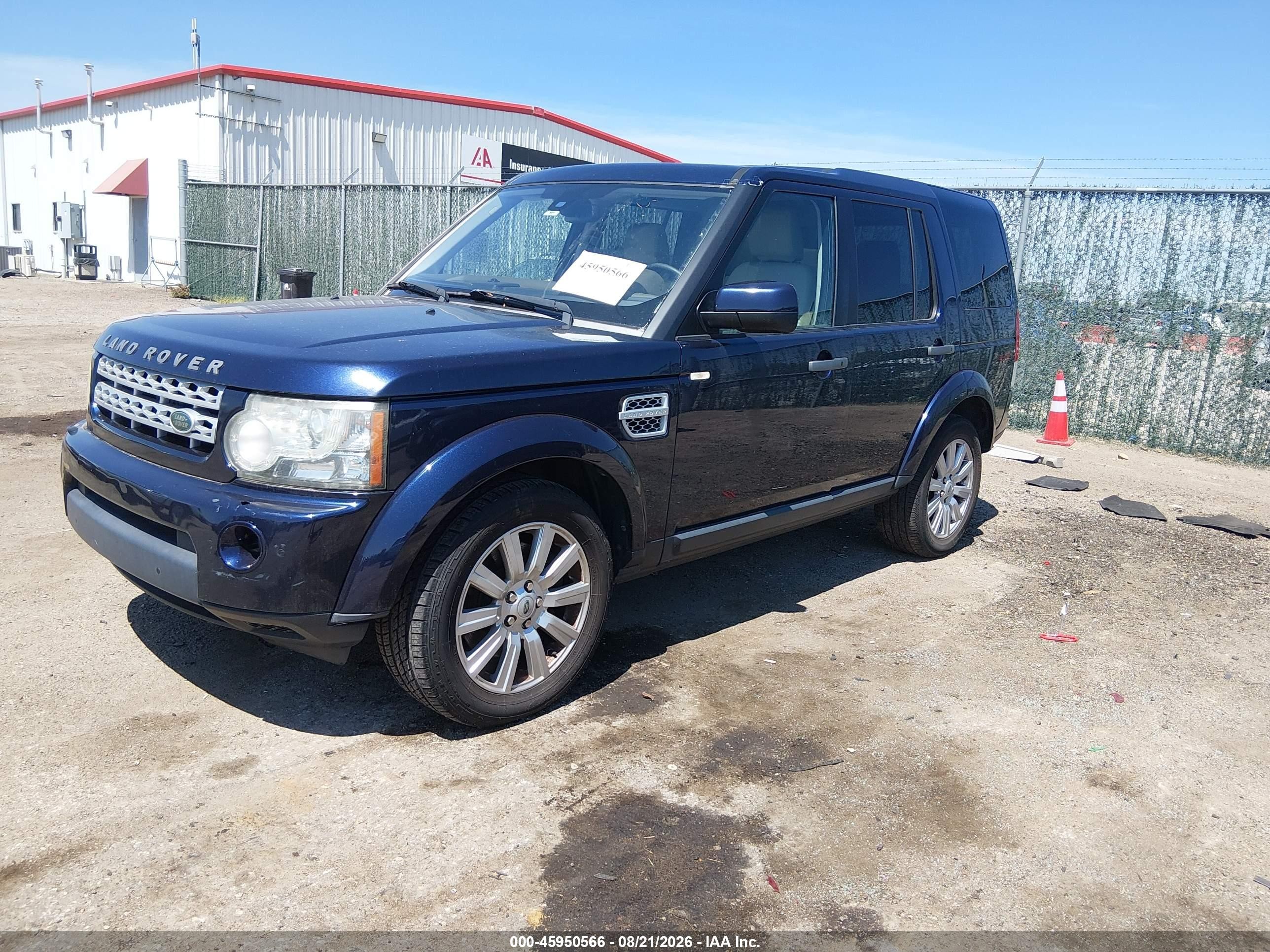 2013 Land Rover Lr4   Blue vin: SALAG2D46DA687714