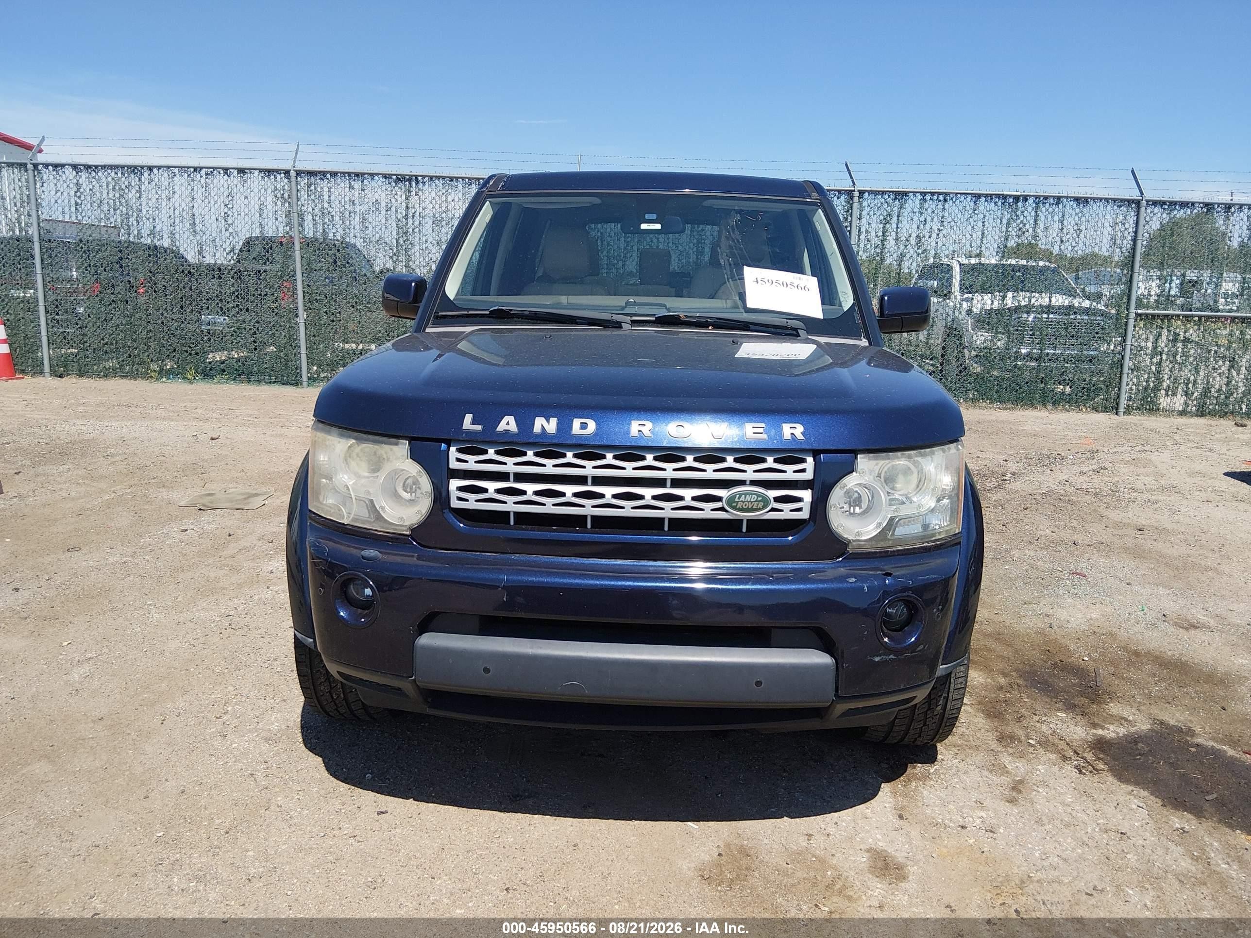 2013 Land Rover Lr4   Blue vin: SALAG2D46DA687714