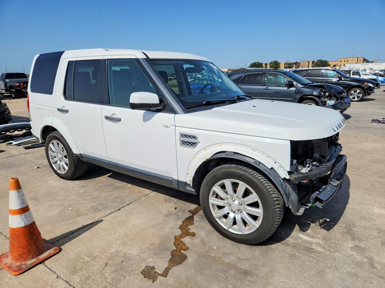 2013 Land Rover Lr4 Hse White vin: SALAG2D46DA694551