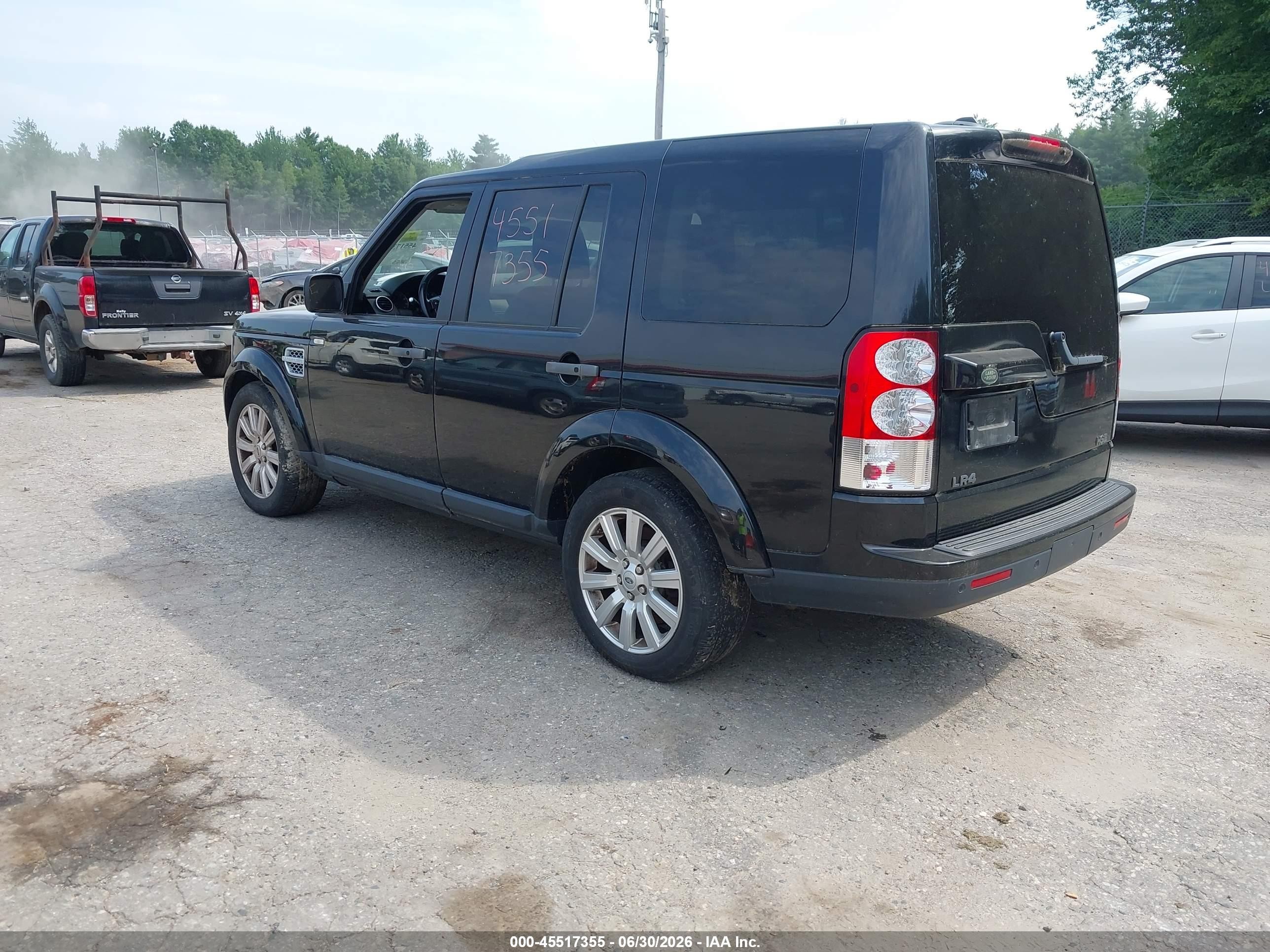 2013 Land Rover Lr4   Black vin: SALAG2D47DA679511