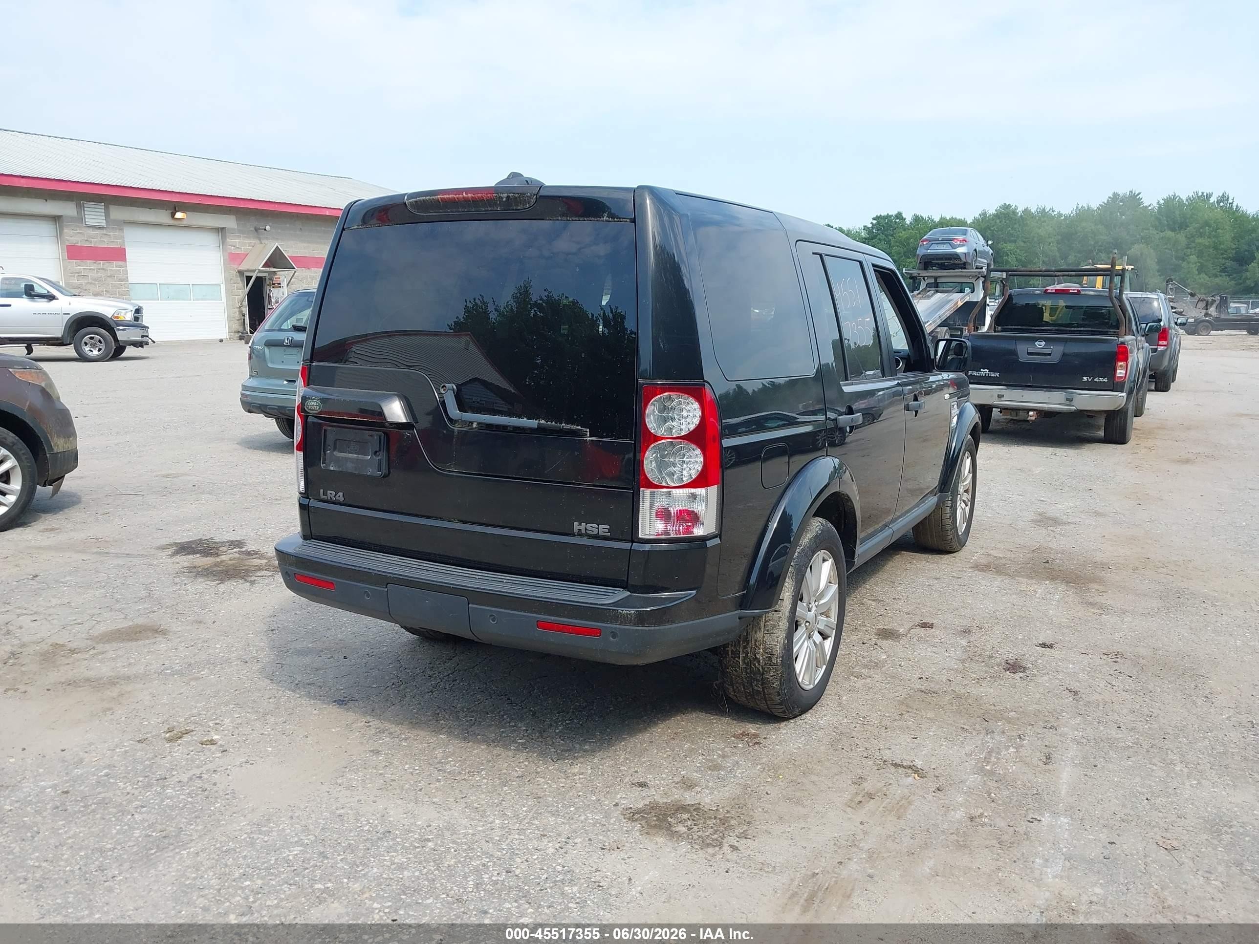 2013 Land Rover Lr4   Black vin: SALAG2D47DA679511