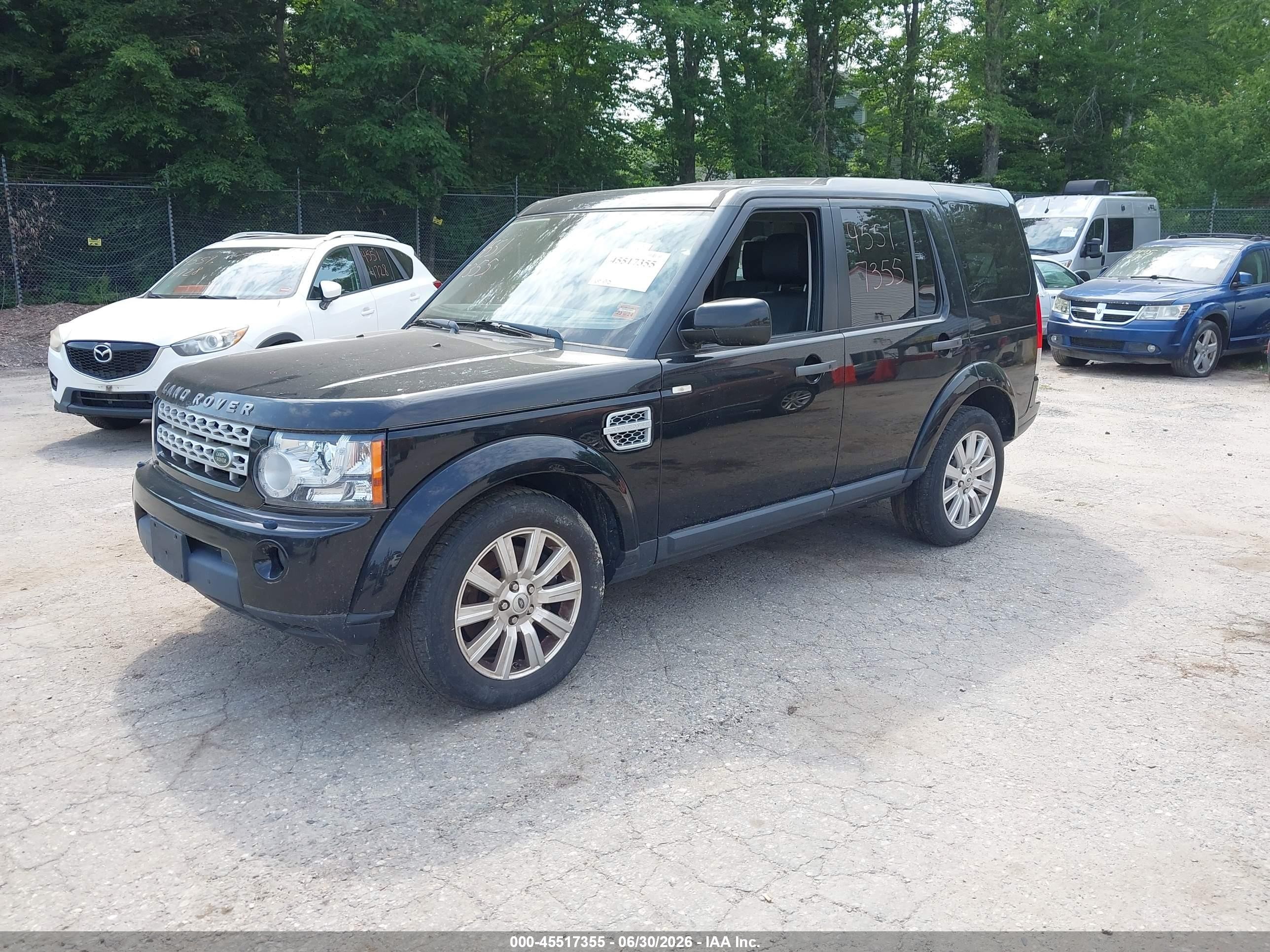 2013 Land Rover Lr4   Black vin: SALAG2D47DA679511