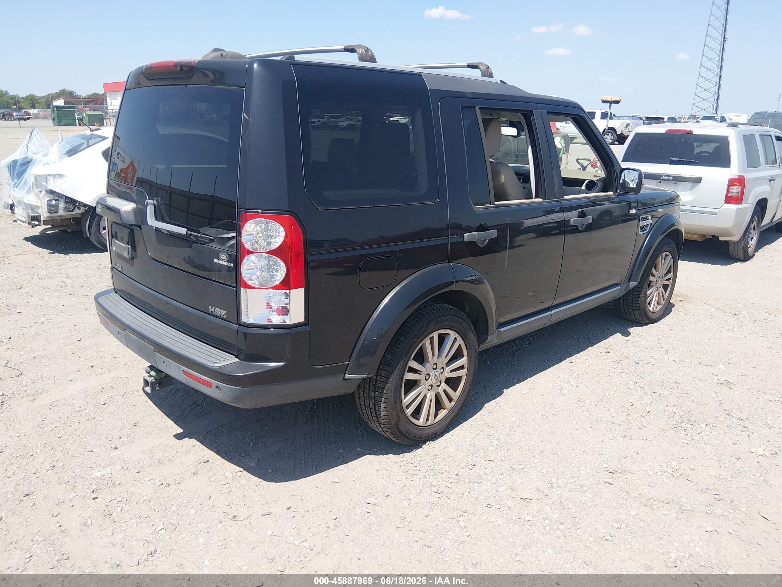 2011 Land Rover Lr4   Black vin: SALAG2D49BA547170