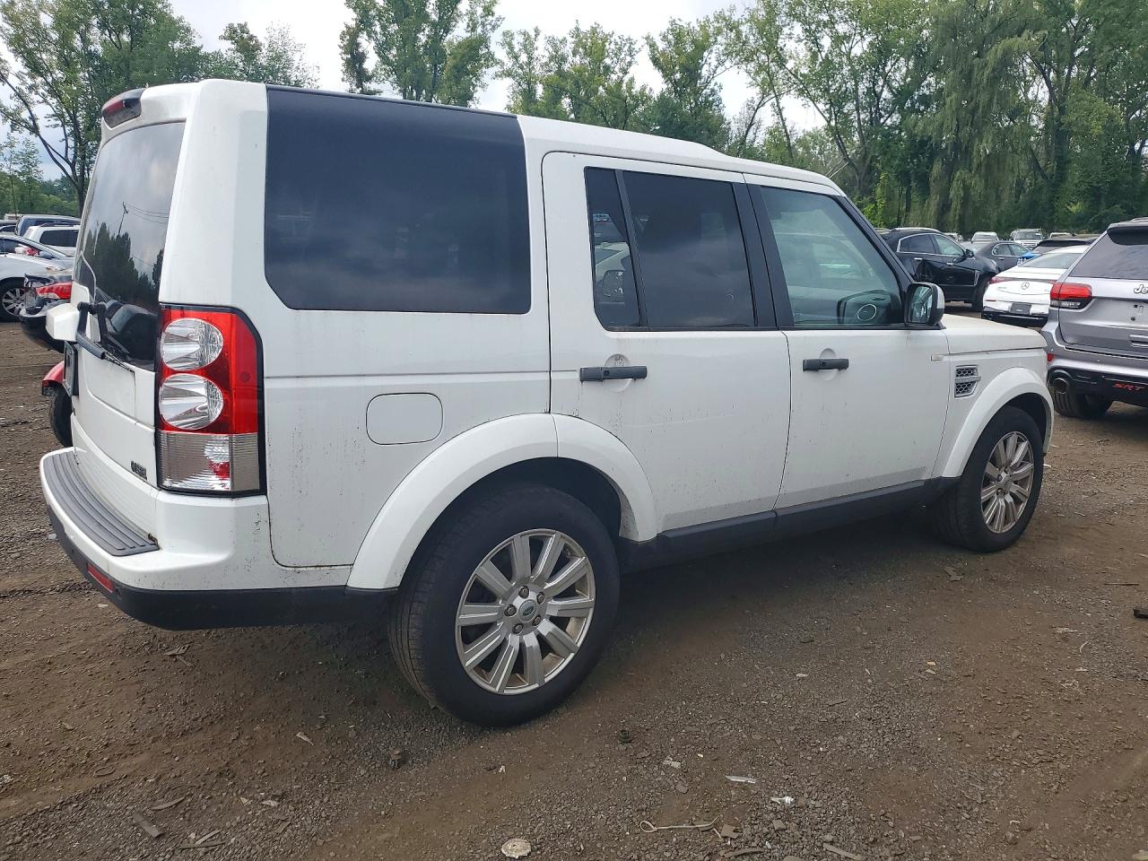 2013 Land Rover Lr4 Hse White vin: SALAG2D49DA660197