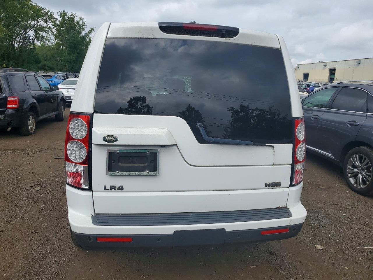 2013 Land Rover Lr4 Hse White vin: SALAG2D49DA660197