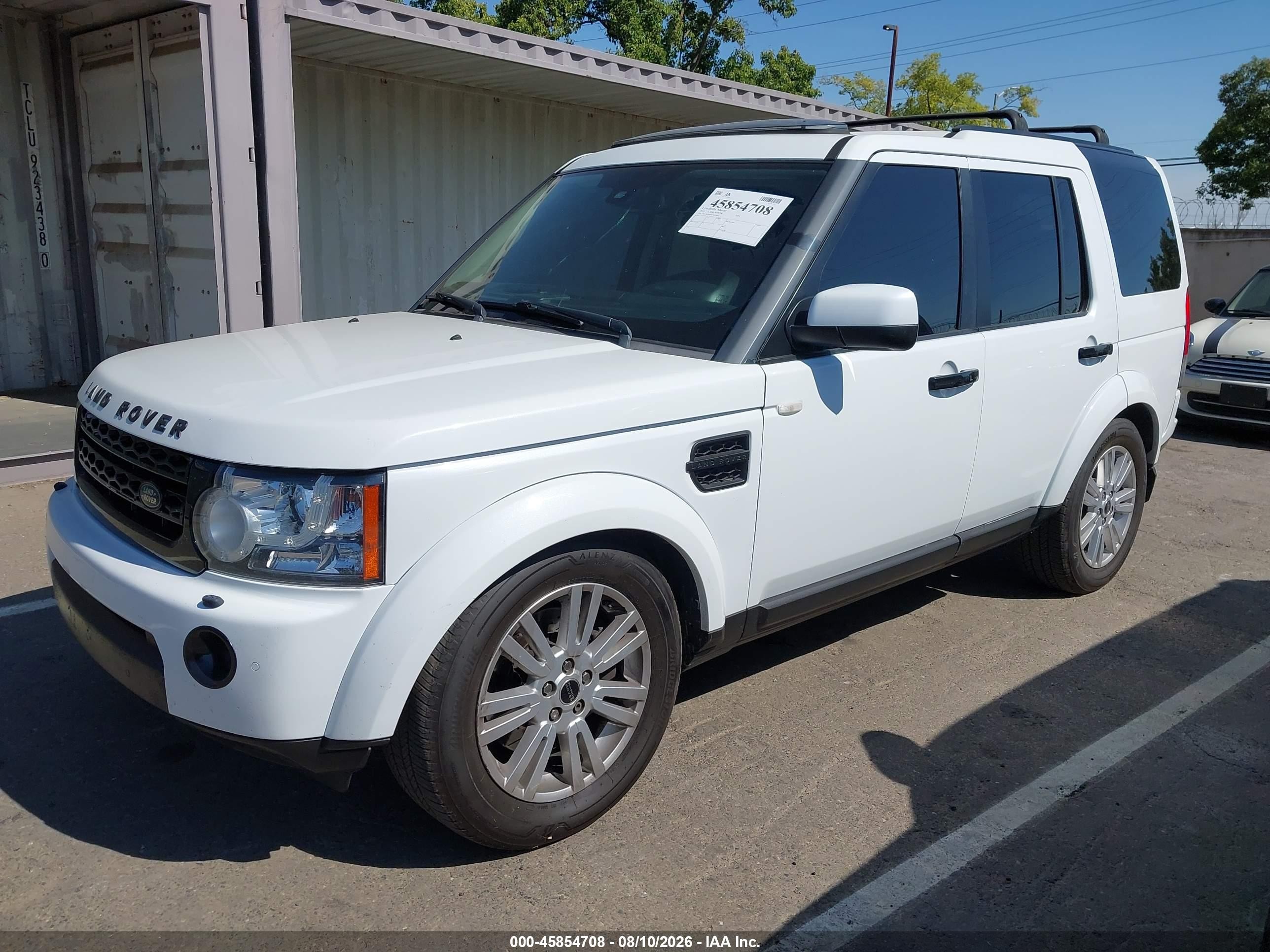 2012 Land Rover Lr4 White vin: SALAG2D4XCA629801