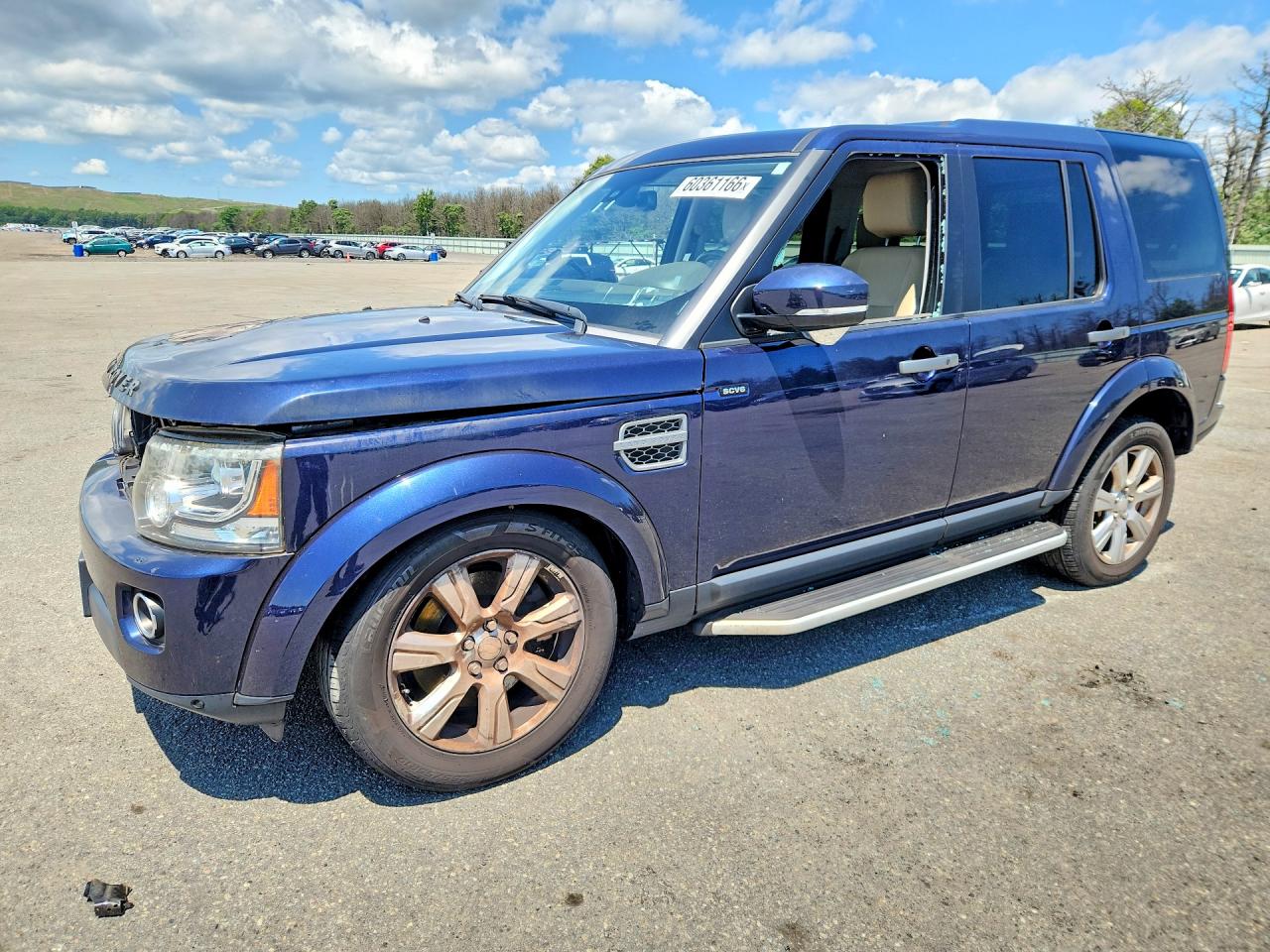 2015 Land Rover Lr4 Hse Blue vin: SALAG2V61FA749006