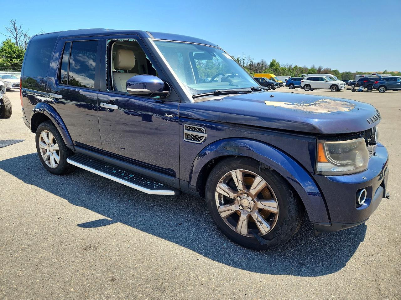 2015 Land Rover Lr4 Hse Blue vin: SALAG2V61FA749006