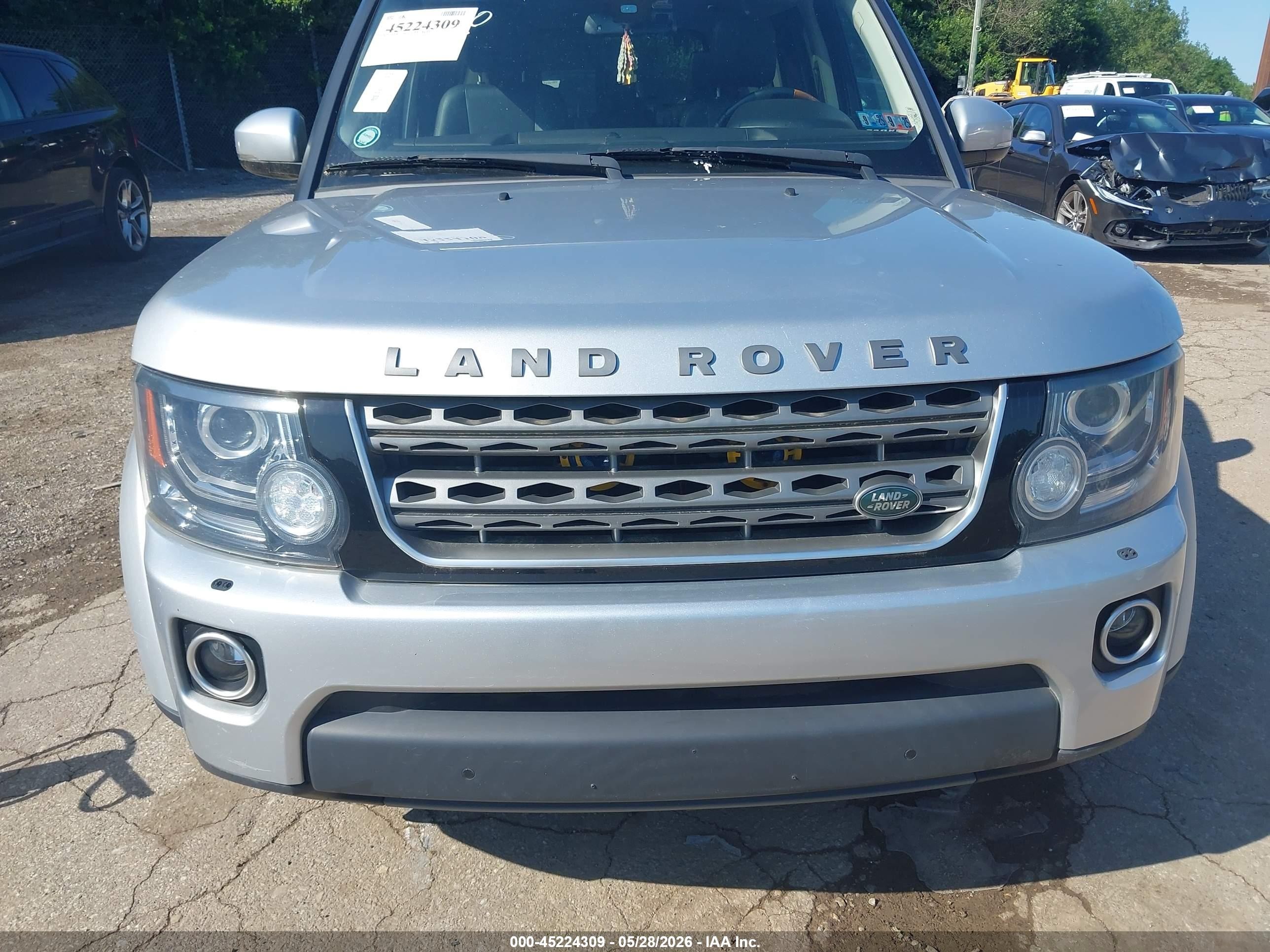 2015 Land Rover Lr4 Silver vin: SALAG2V61FA769319