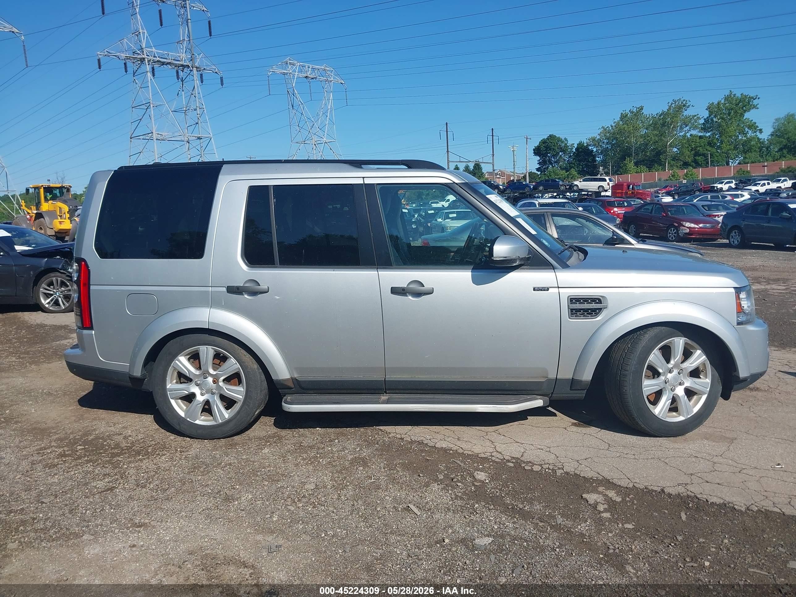 2015 Land Rover Lr4 Silver vin: SALAG2V61FA769319