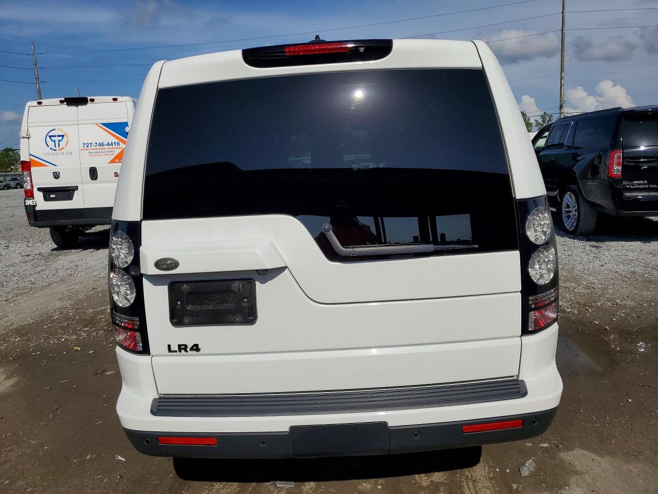 2014 Land Rover Lr4 Hse White vin: SALAG2V62EA703294