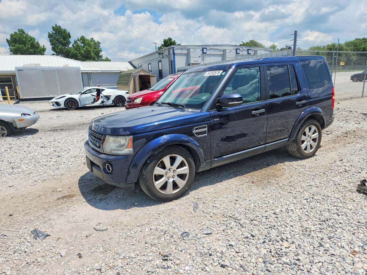 2014 Land Rover Lr4 Hse Blue vin: SALAG2V62EA730494