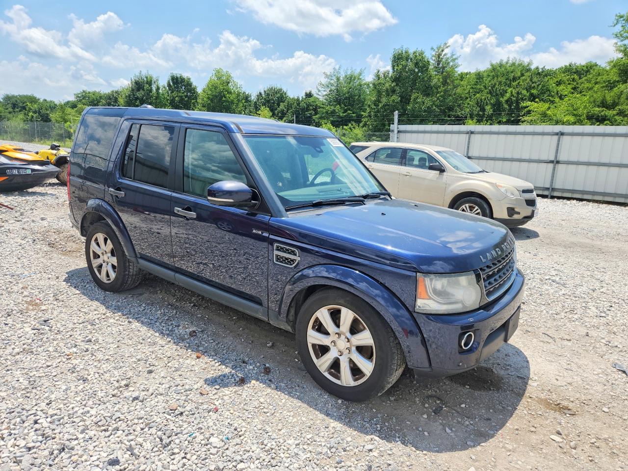 2014 Land Rover Lr4 Hse Blue vin: SALAG2V62EA730494