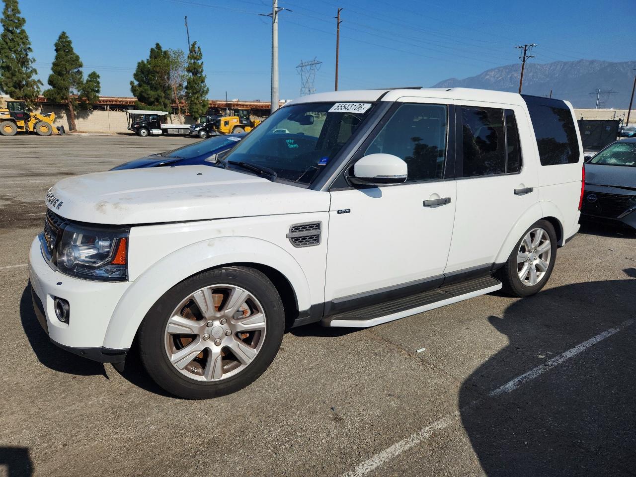 2015 Land Rover Lr4 Hse White vin: SALAG2V64FA774613