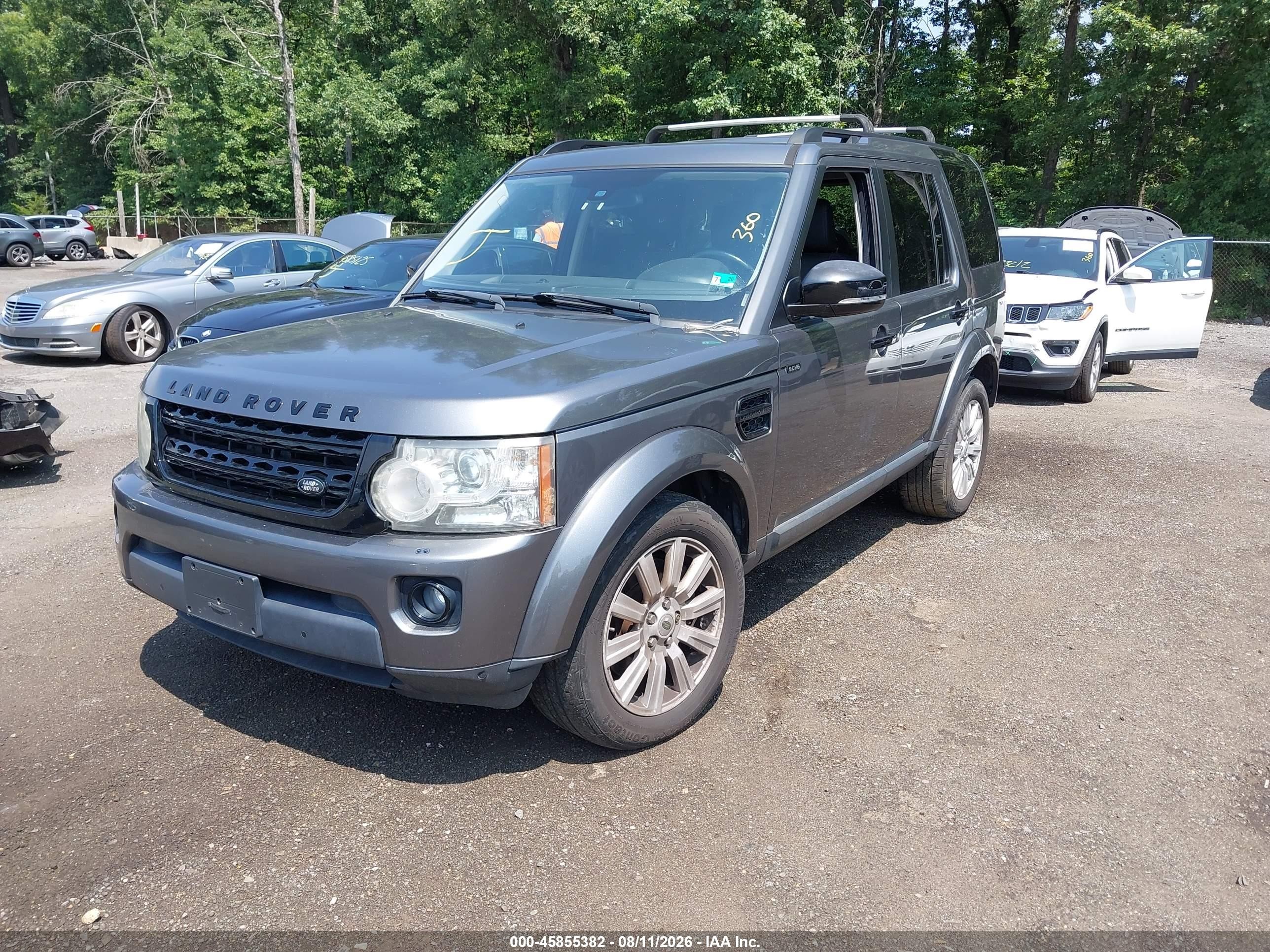 2014 Land Rover Lr4   Gray vin: SALAG2V65EA718534