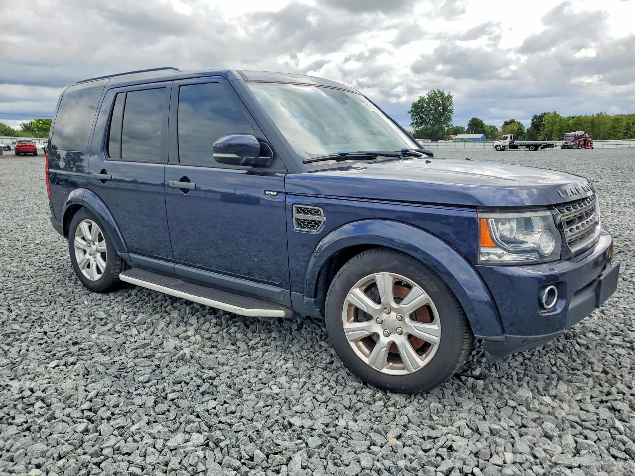 2015 Land Rover Lr4 Hse Blue vin: SALAG2V65FA744147