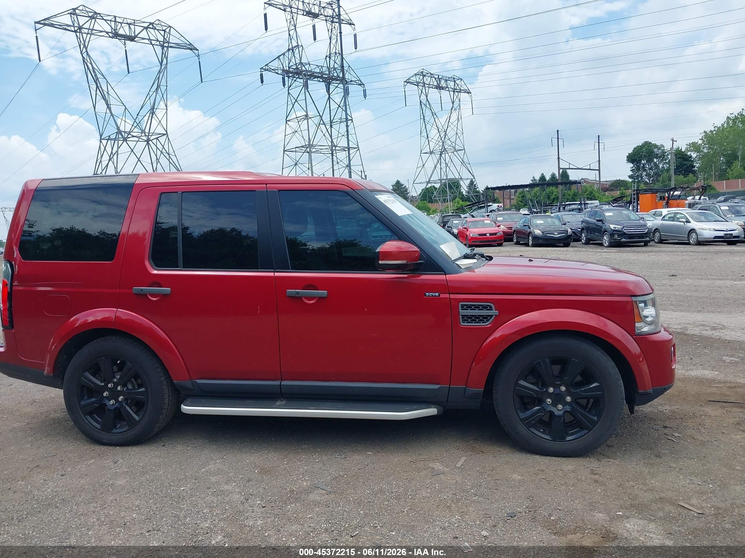 2015 Land Rover Lr4   Red vin: SALAG2V68FA750962