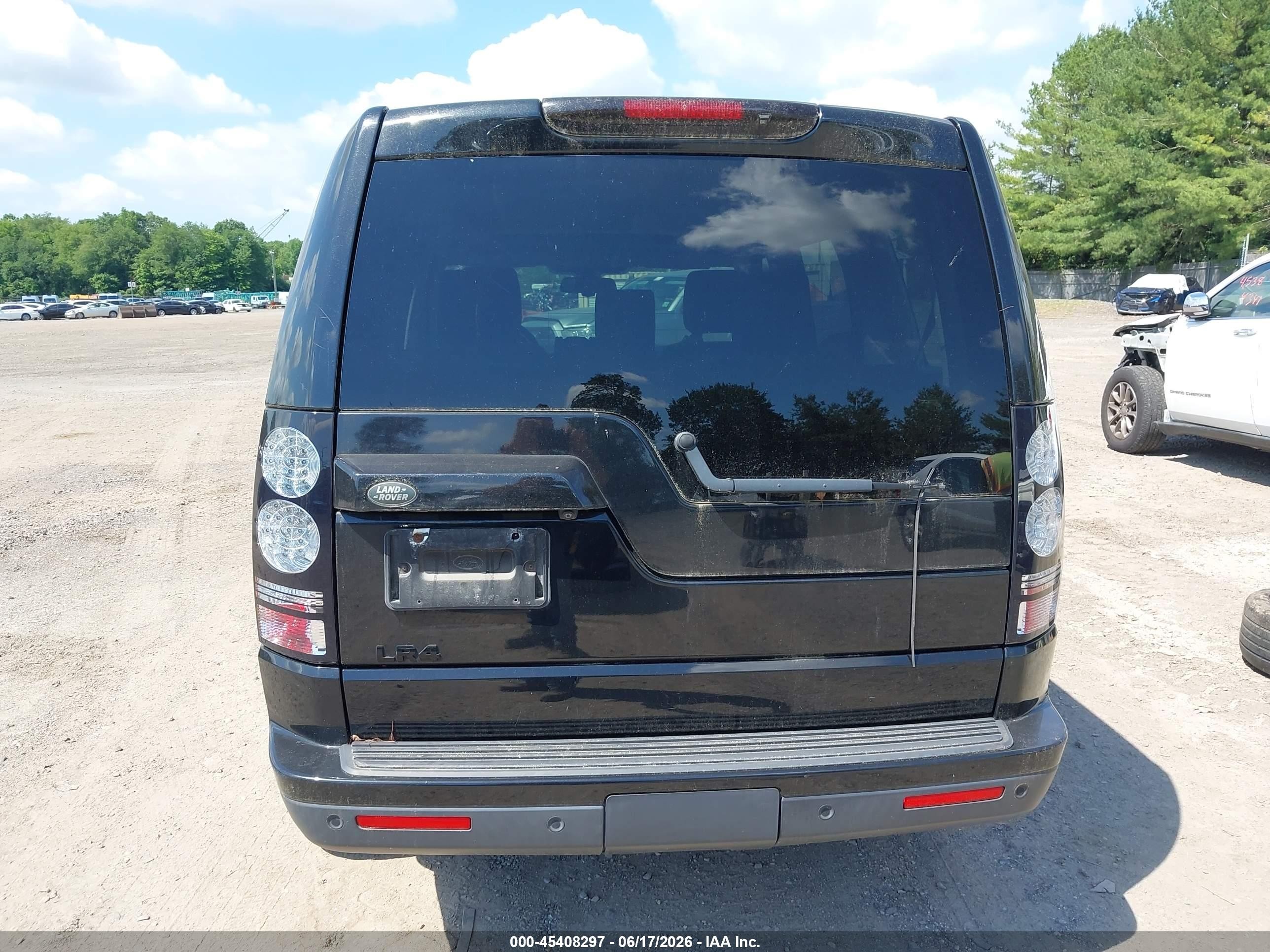 2015 Land Rover Lr4 Black vin: SALAG2V6XFA750770