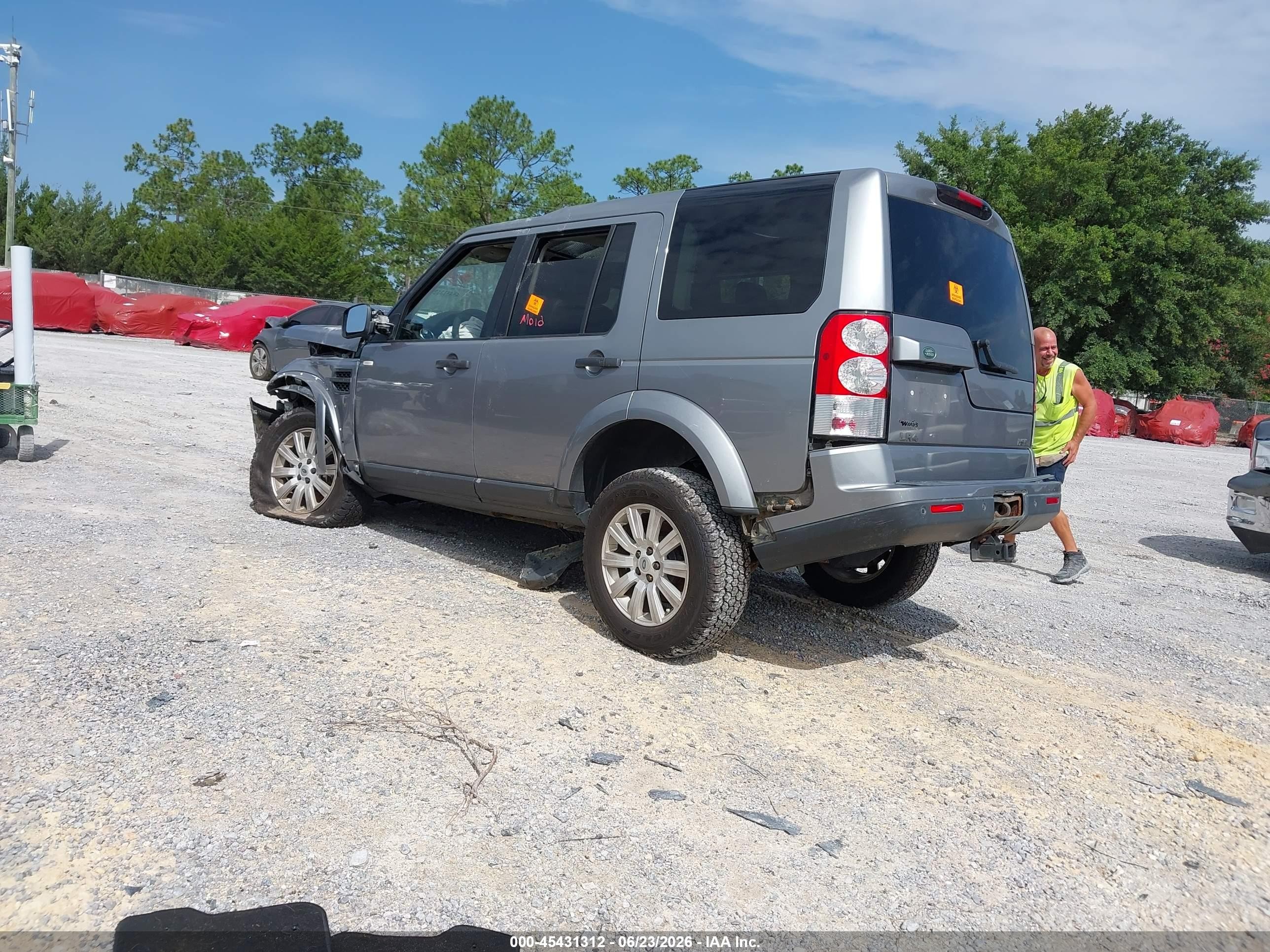 2012 Land Rover Lr4 Silver vin: SALAK2D40CA615906